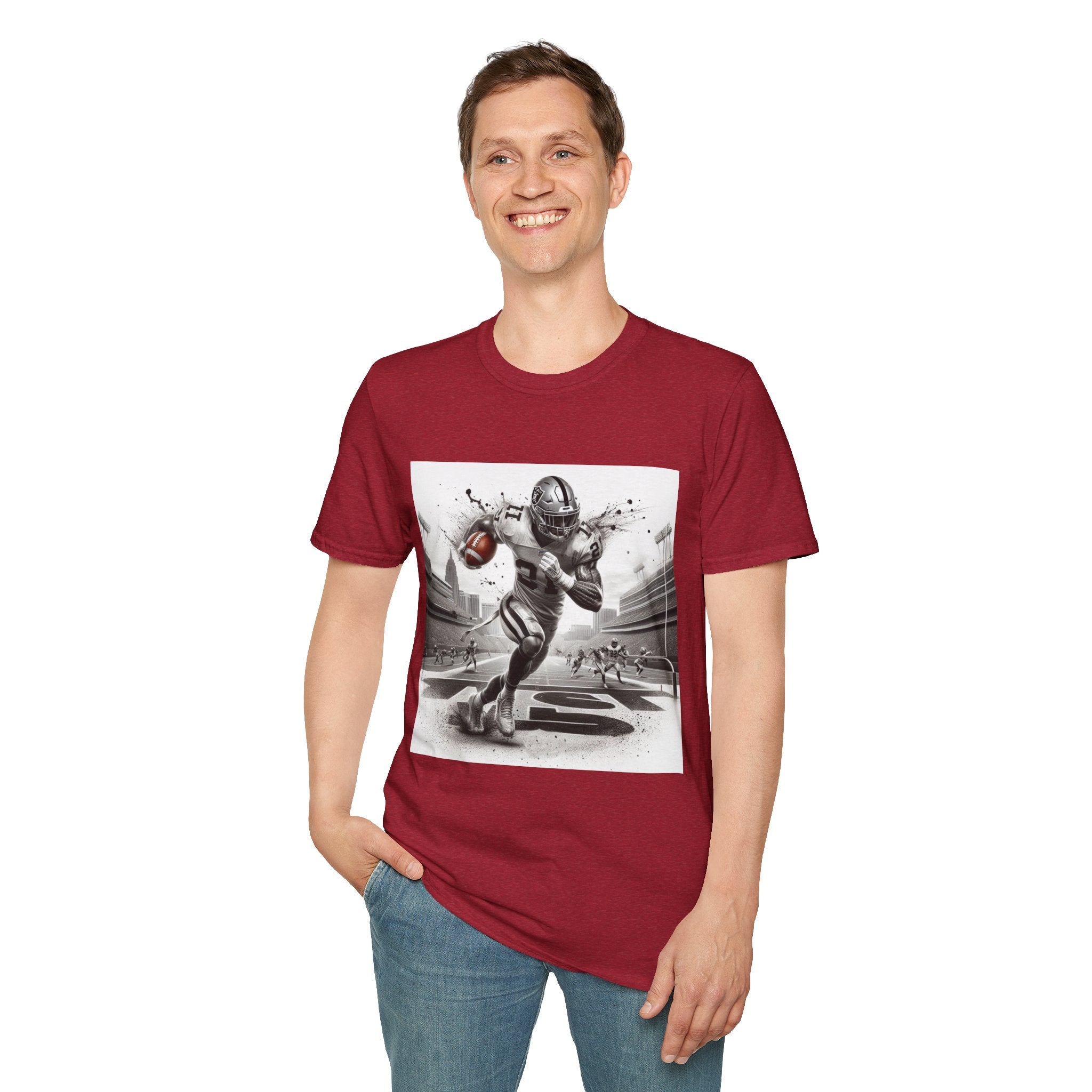 Silver Storm Raiders Shirt , Raiders Fan Football Shirt, Unisex Shirt, Football Fan Tee, Trendy Shirt, Casual Summer Shirt
