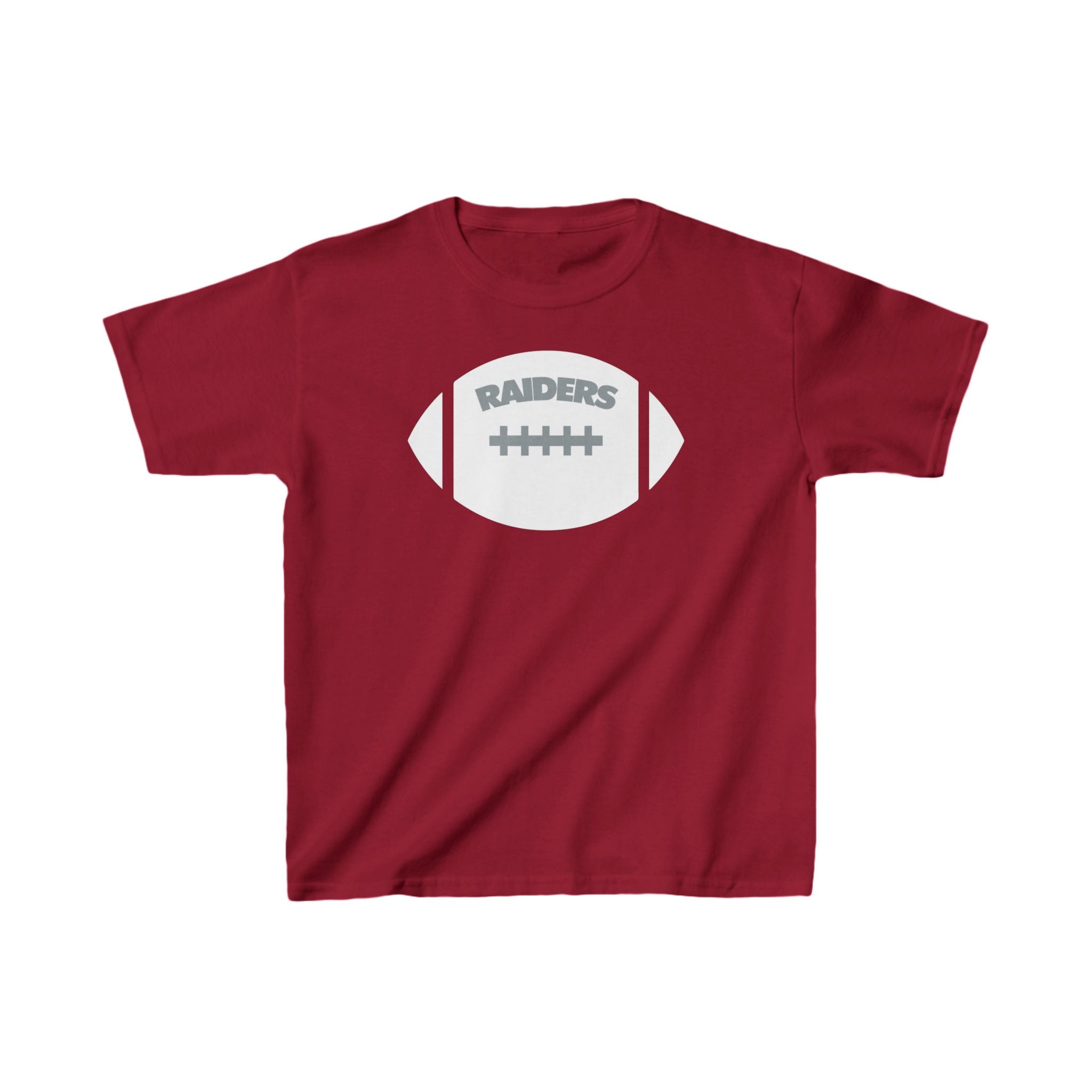 Football Raiders Icon Shirt for Kids, Gift Fan Sports Shirt, Boys Girls Children Shirt Clothing, Youth Team Game Day Shirt
