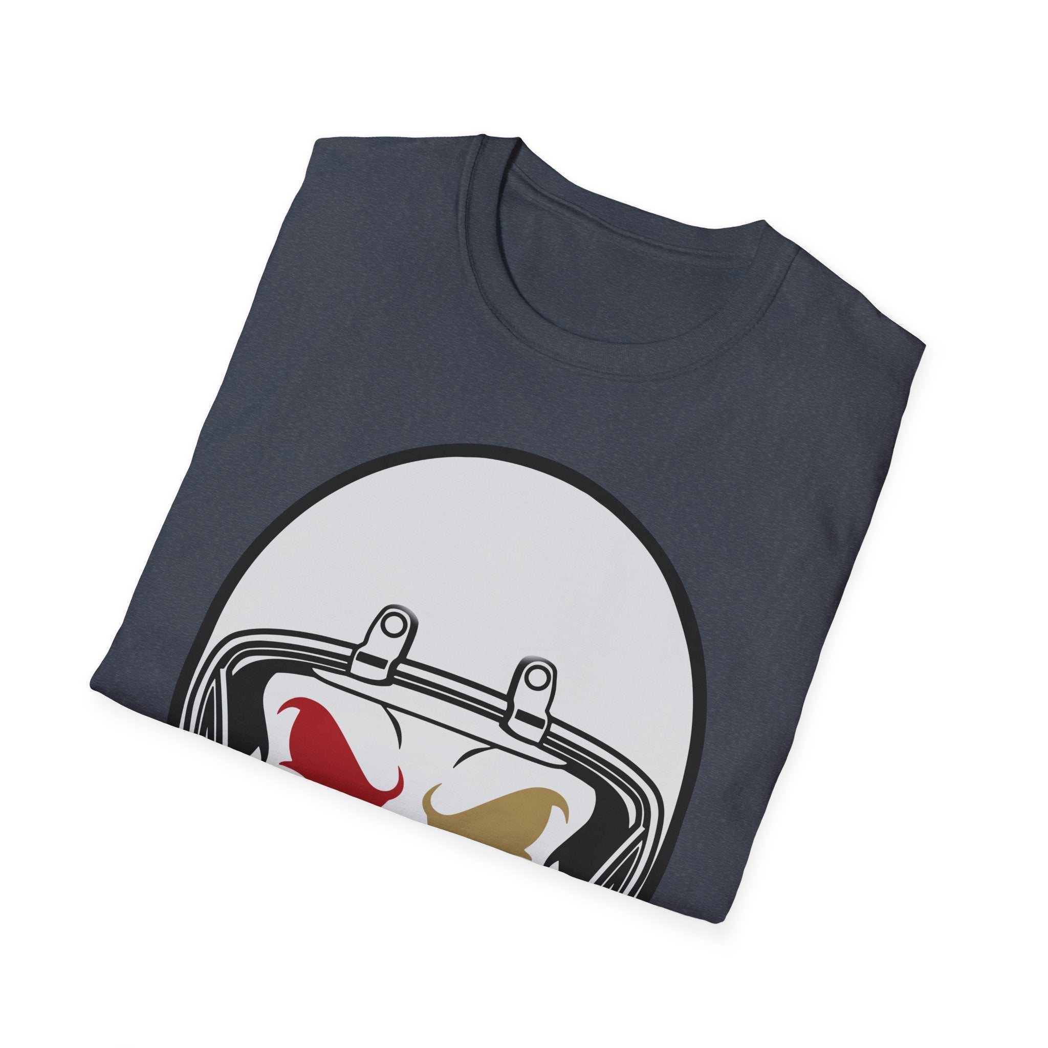 SF Football Skull Helmet T-Shirt - Unique Fan Apparel, Football Team Tee, Game Day Shirt, Sporty Top, Men's Women's Clothing