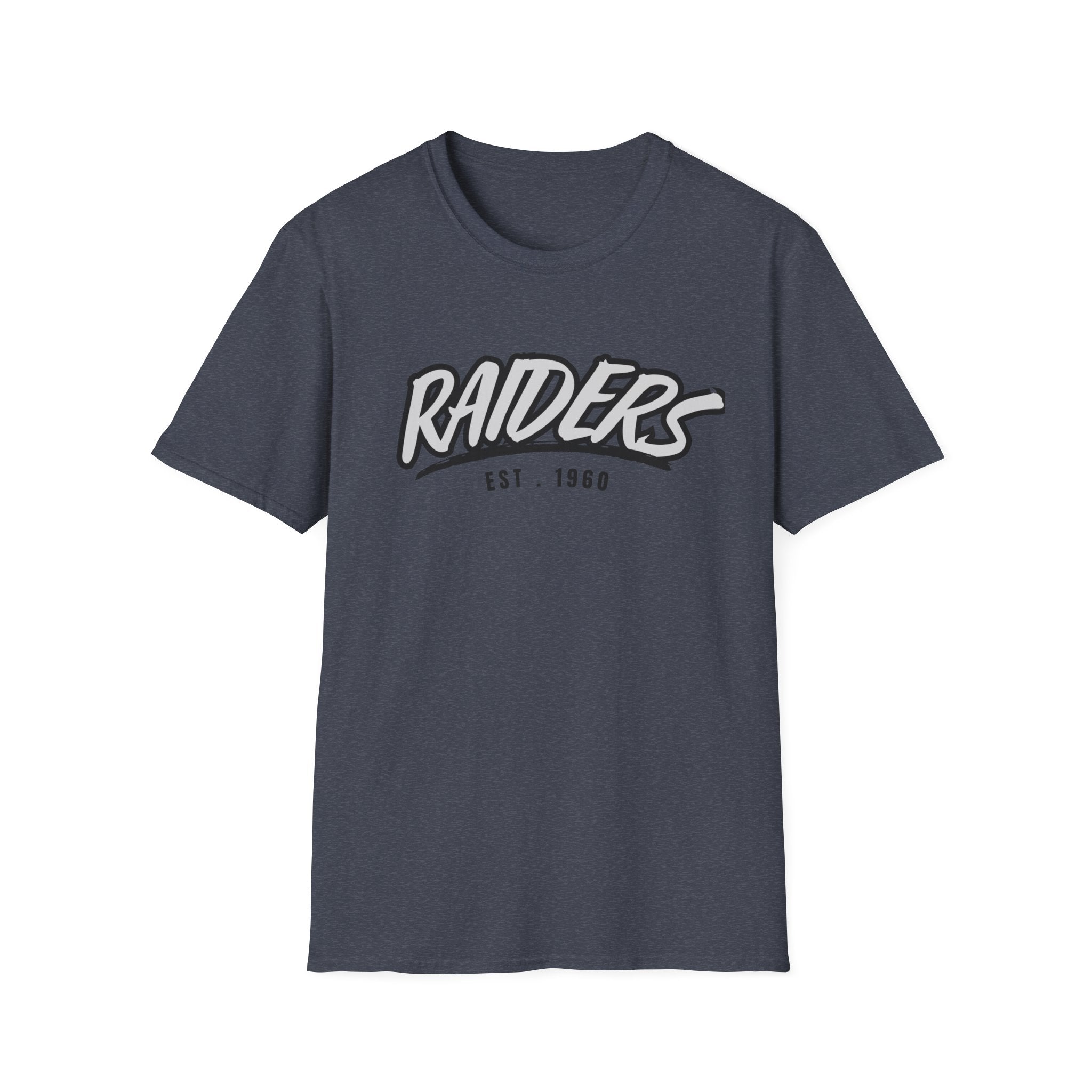 Football Shirt Unisex Softstyle T-Shirt, Football Fan Tee, Team Raiders Football Gift, Sports Fan Apparel, Game Day Shirt