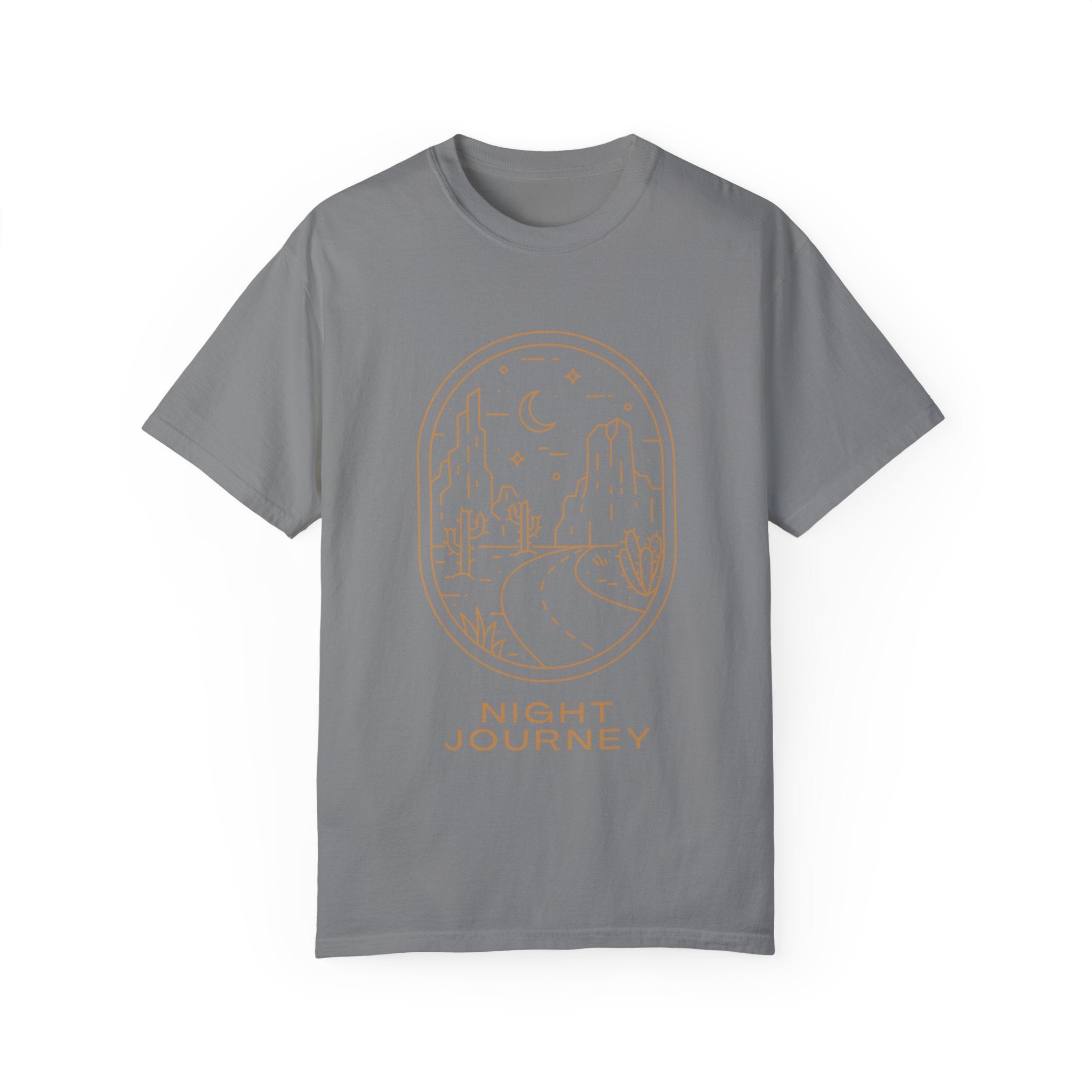 Night Journey, Graphic Design Unisex T-shirt, Casual Cotton Outwear, Gift for Him- Gift for Her, Stylish Tee, Cool Shirt, Trendy Apparel, Comfortable Top,