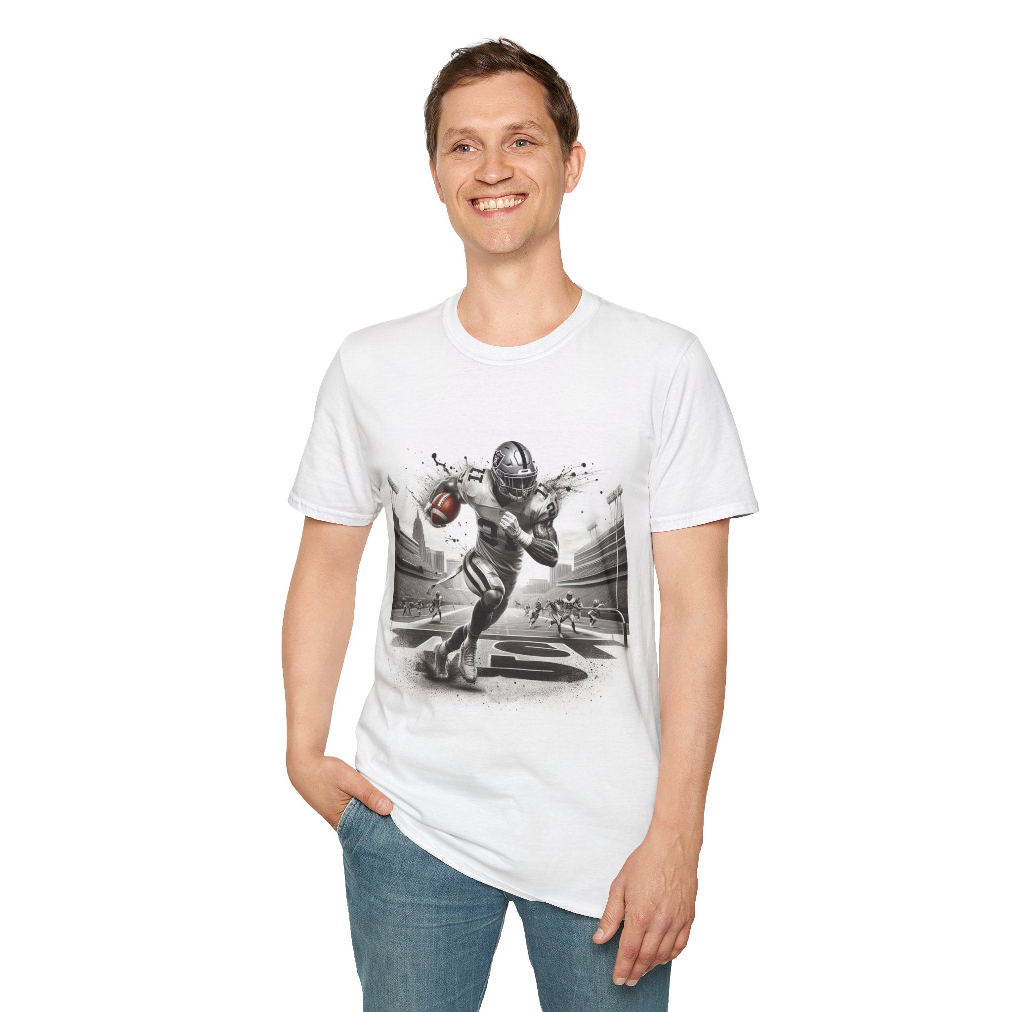 Silver Storm Raiders Shirt , Raiders Fan Football Shirt, Unisex Shirt, Football Fan Tee, Trendy Shirt, Casual Summer Shirt