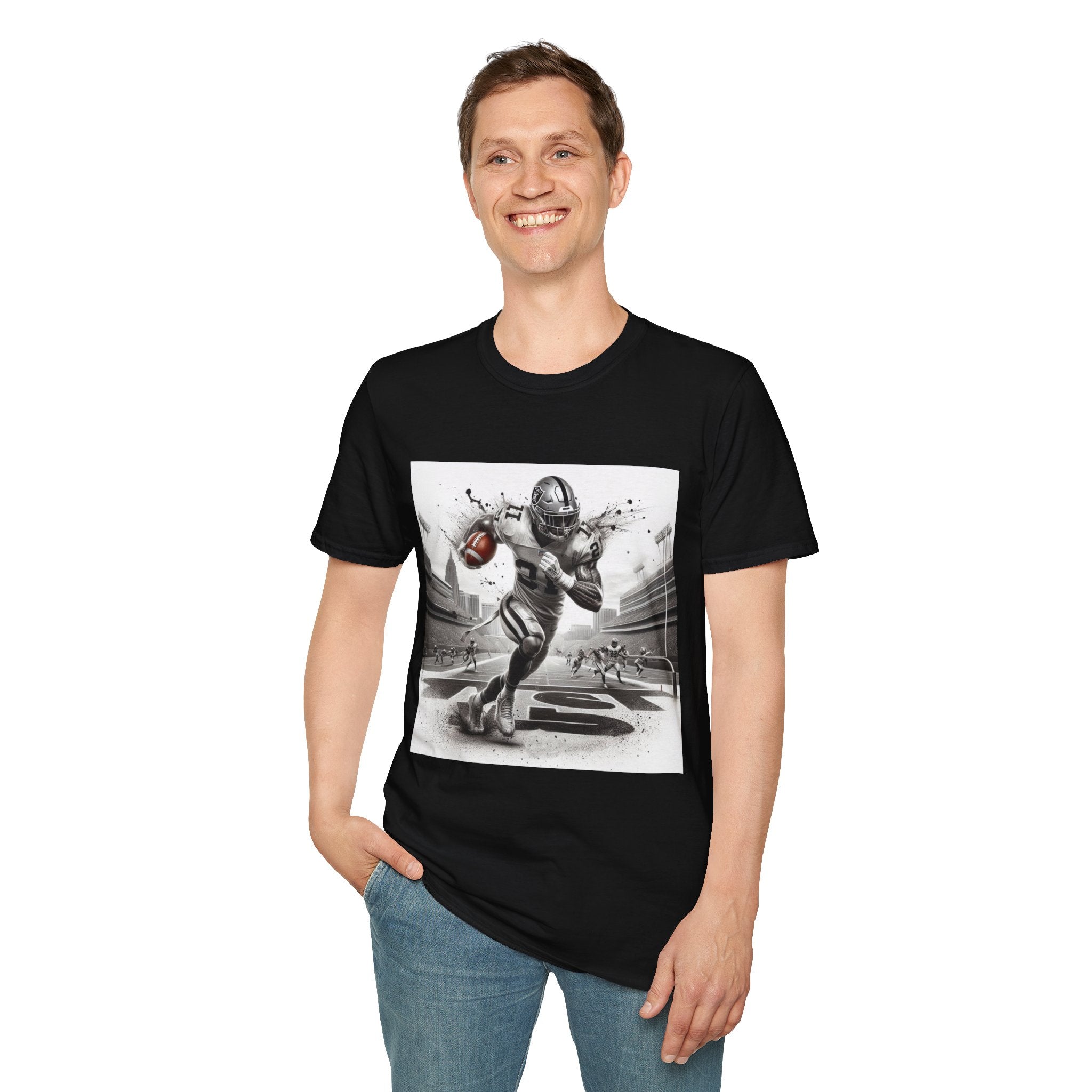 Silver Storm Raiders Shirt , Raiders Fan Football Shirt, Unisex Shirt, Football Fan Tee, Trendy Shirt, Casual Summer Shirt