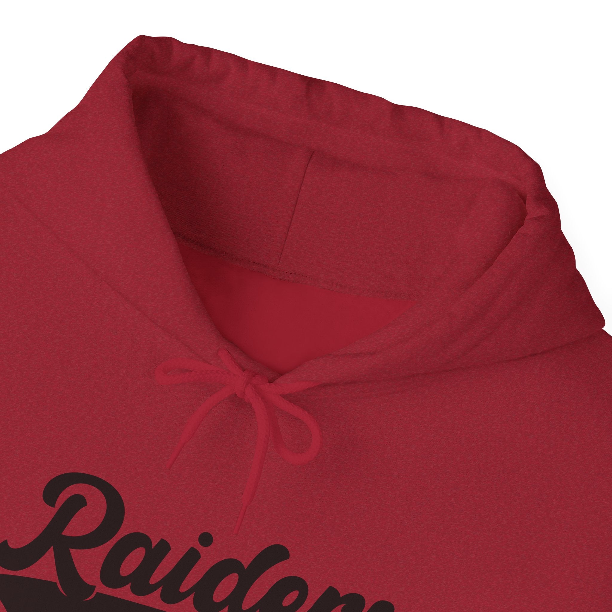 Pure Black Raiders Hoodie - Legendary Fanwear, Football Raiders Hoodie, Bold and Dominant, Ultimate Game-Day Gear, Football