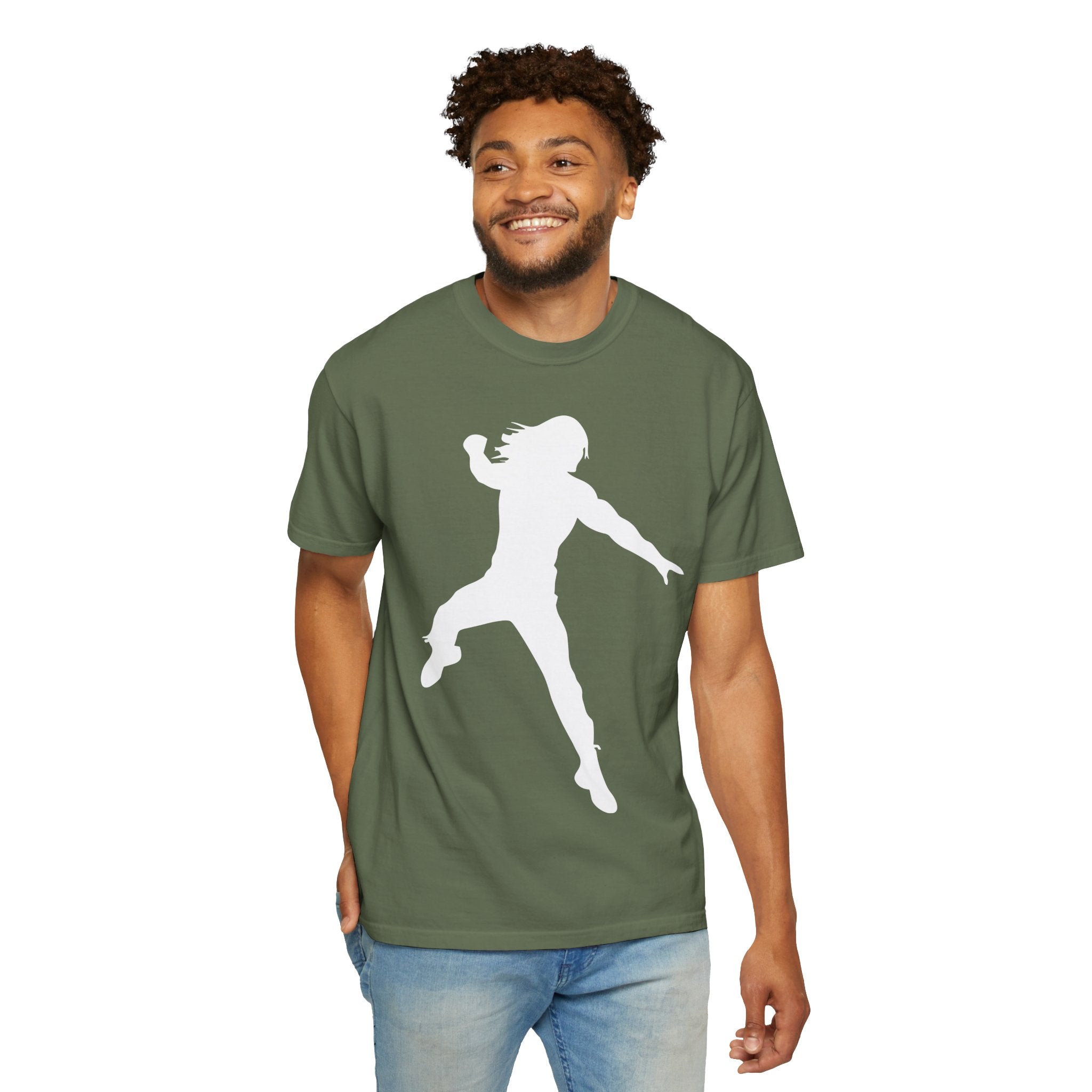 Jump Roman Reigns White Fan Shirt, Sports Fan T-shirt, Unisex Shirt, Gift for Her-Him, Casual Outwear Shirt, Graphic Shirt