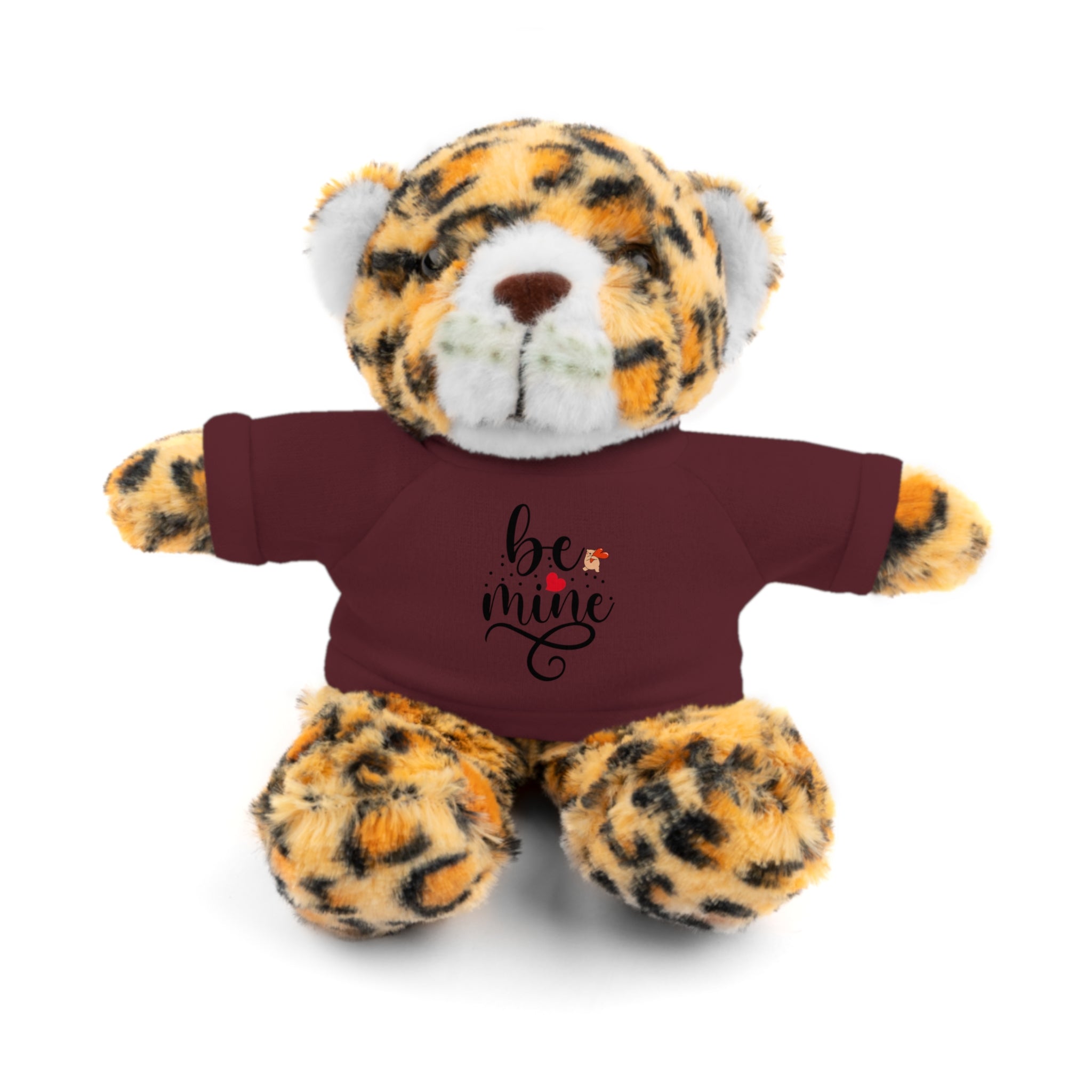 Lovely Panda Plushy, Be Mine, Stuffed Animals Shirt Printed, Suitable for Soft Valentine's Day Gift for Her, Him