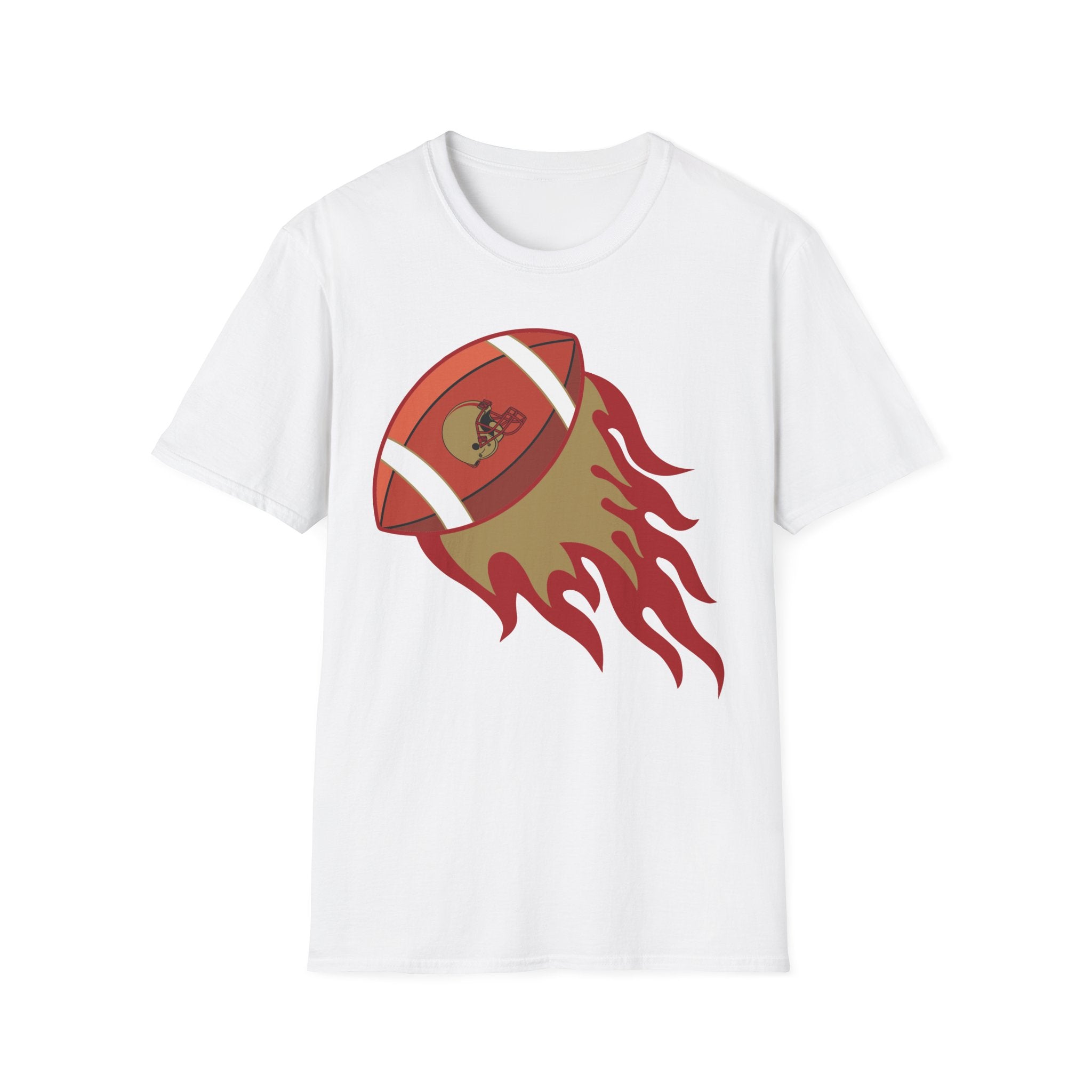 SF Football on Flare , San Francisco Shirt, Unique Fan Apparel, Football Team Game Day Shirt, Sporty Men's Women's Clothing