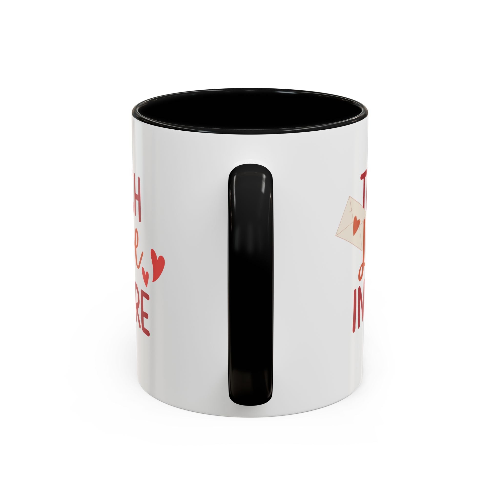 Teach, Love, Inspire Valentine's Design, Holiday Drinkware, Valentines, Christmas Birthday Gifts for Teachers, Coffee Mug for Teacher Valentines Day,