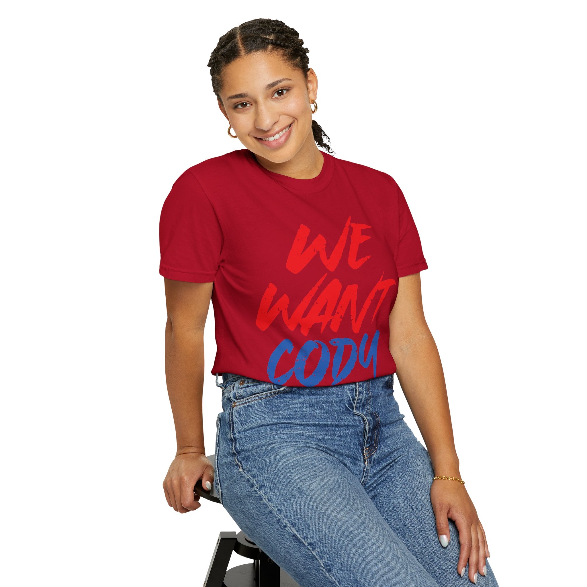 We Want Cody Graphic Design Cody Rhodes Fan Shirt, Sports Fan T-shirt, Unisex Shirt, Gift for Her-Him, Casual Outwear Shirt
