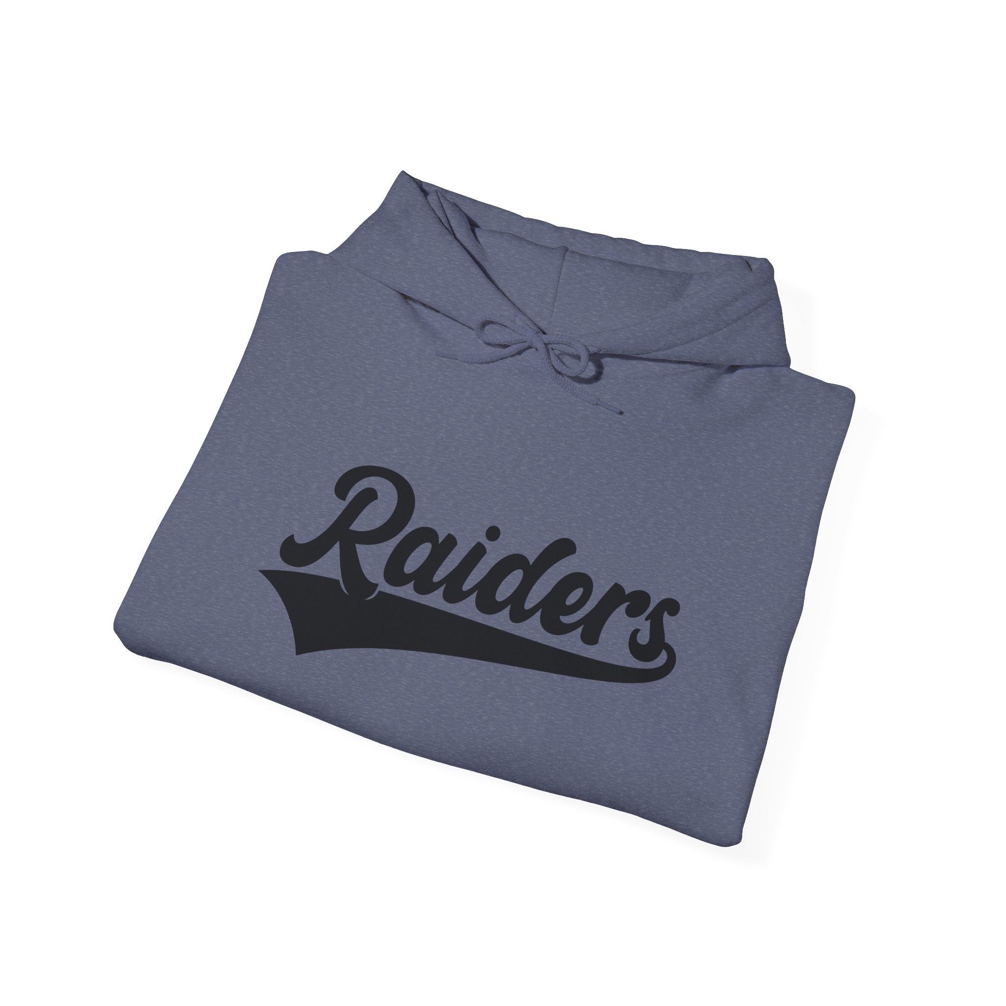 Pure Black Raiders Hoodie - Legendary Fanwear, Football Raiders Hoodie, Bold and Dominant, Ultimate Game-Day Gear, Football