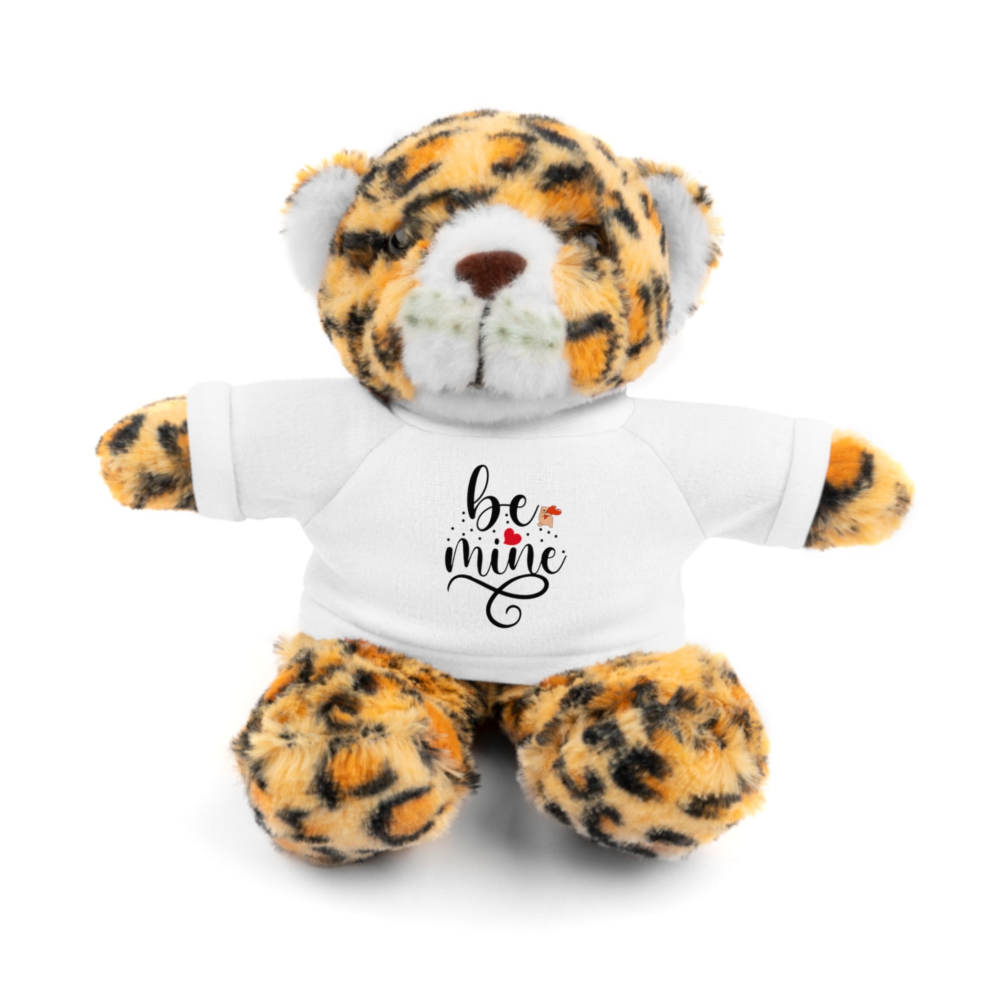 Lovely Panda Plushy, Be Mine, Stuffed Animals Shirt Printed, Suitable for Soft Valentine's Day Gift for Her, Him