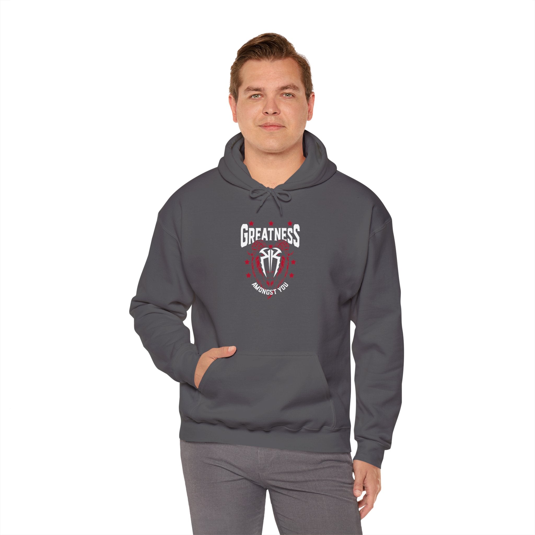 Greatness Amongst You, Royal Reigns Hoodies, Pro Wrestling Apparel, Heavy Blend Hoodie, Sports Fan Gift, Graphic Pullover