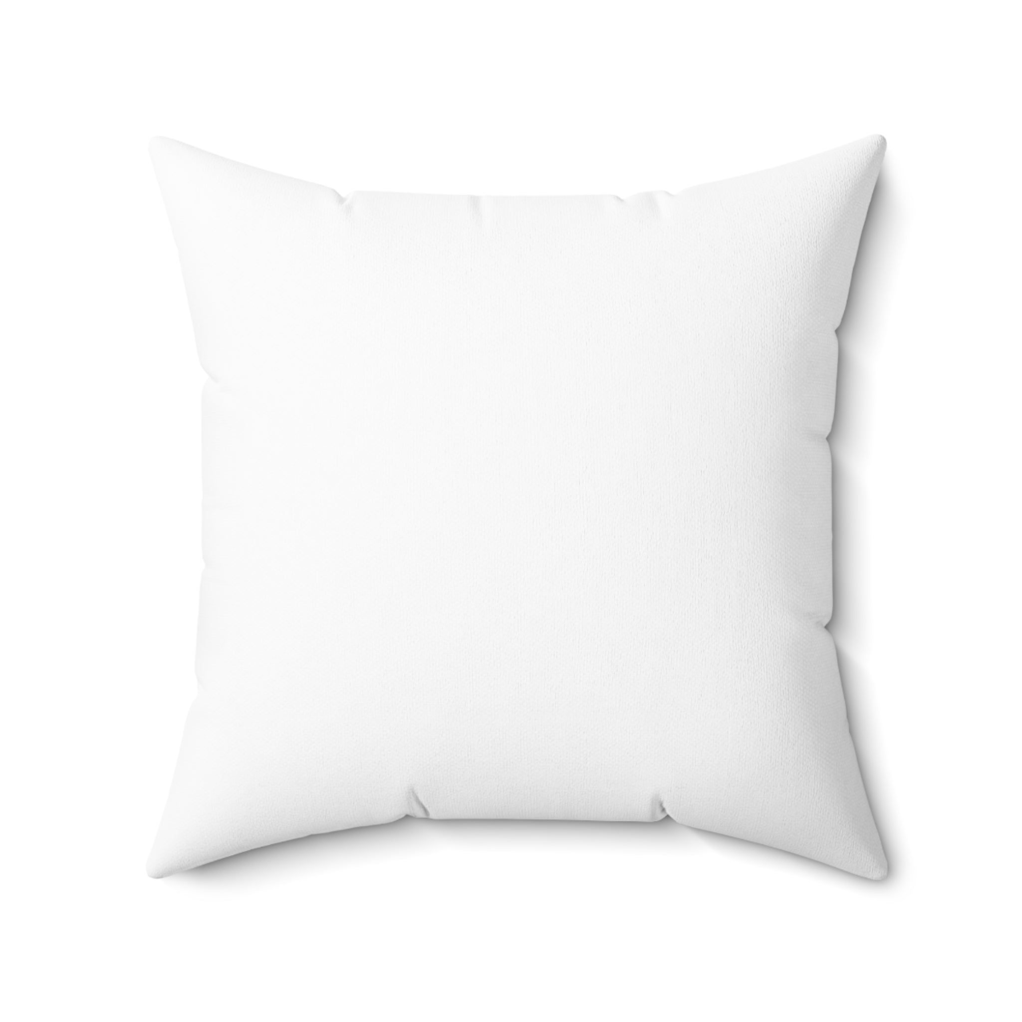 White Organic Print Pillow Covers, Decorative Couch Sofa Accent Pillows, Living Room Spun Polyester Square Pillow