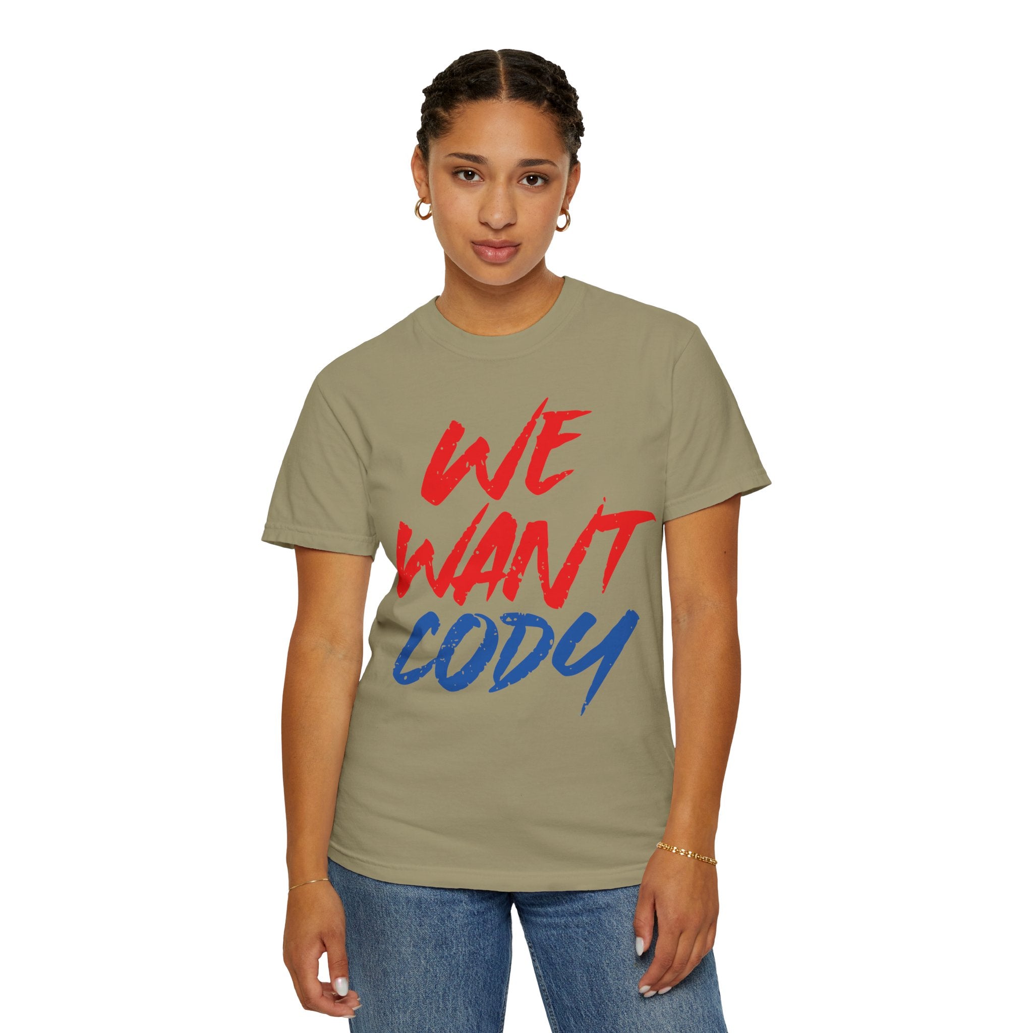 We Want Cody Graphic Design Cody Rhodes Fan Shirt, Sports Fan T-shirt, Unisex Shirt, Gift for Her-Him, Casual Outwear Shirt