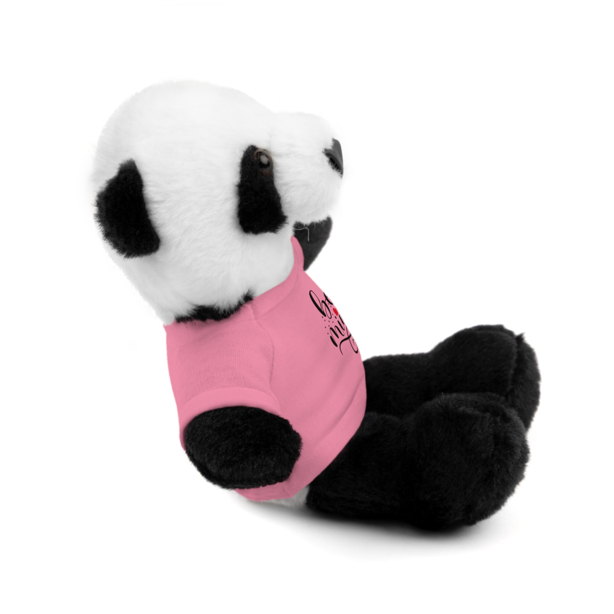 Lovely Panda Plushy, Be Mine, Stuffed Animals Shirt Printed, Suitable for Soft Valentine's Day Gift for Her, Him