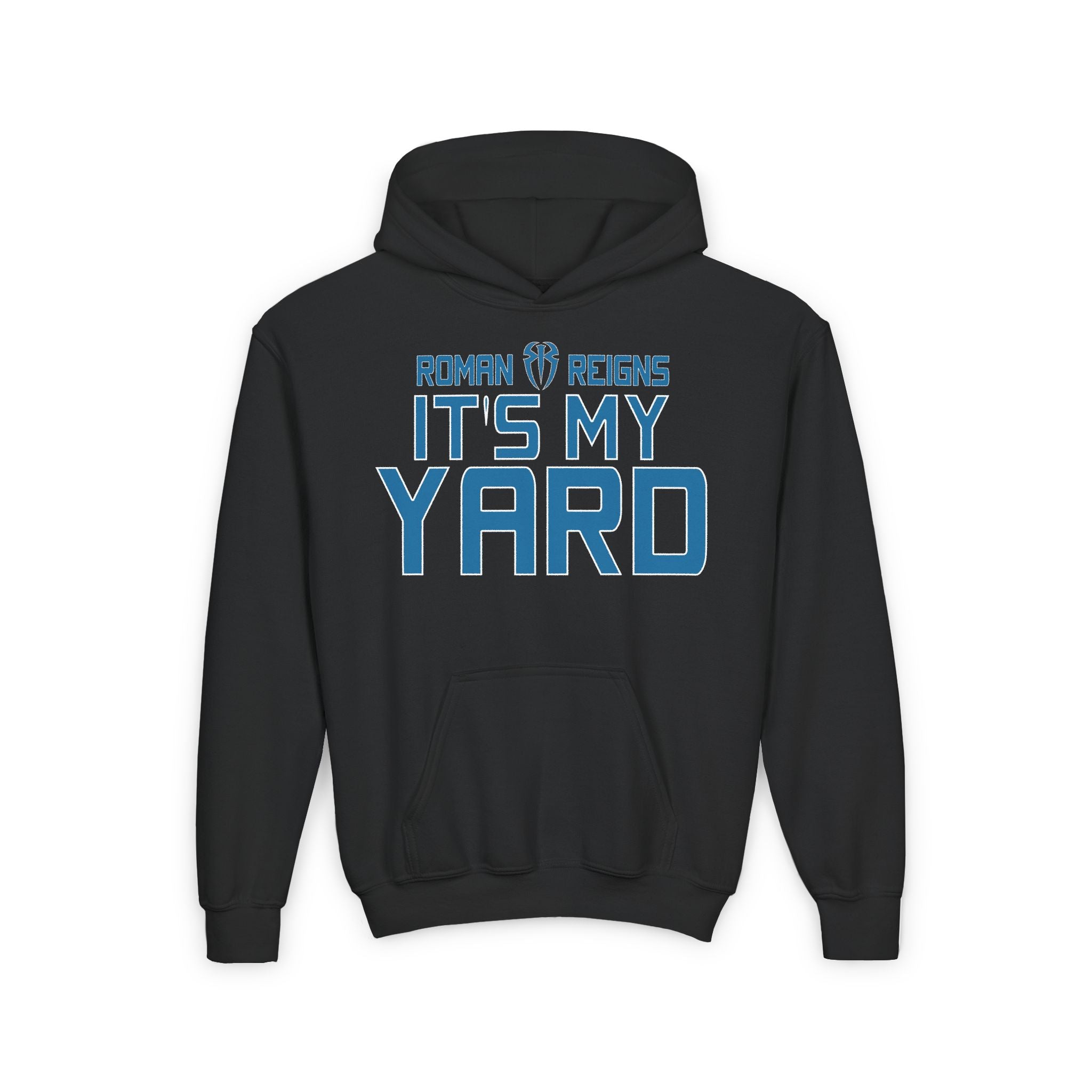 Roman Reigns "It's My Yard" Shirt Design, Sports Fan Kids Hoodies - Youth Heavy Blend Hooded Sweatshirt, Unisex, Gift for Her-Him, Casual Outwear