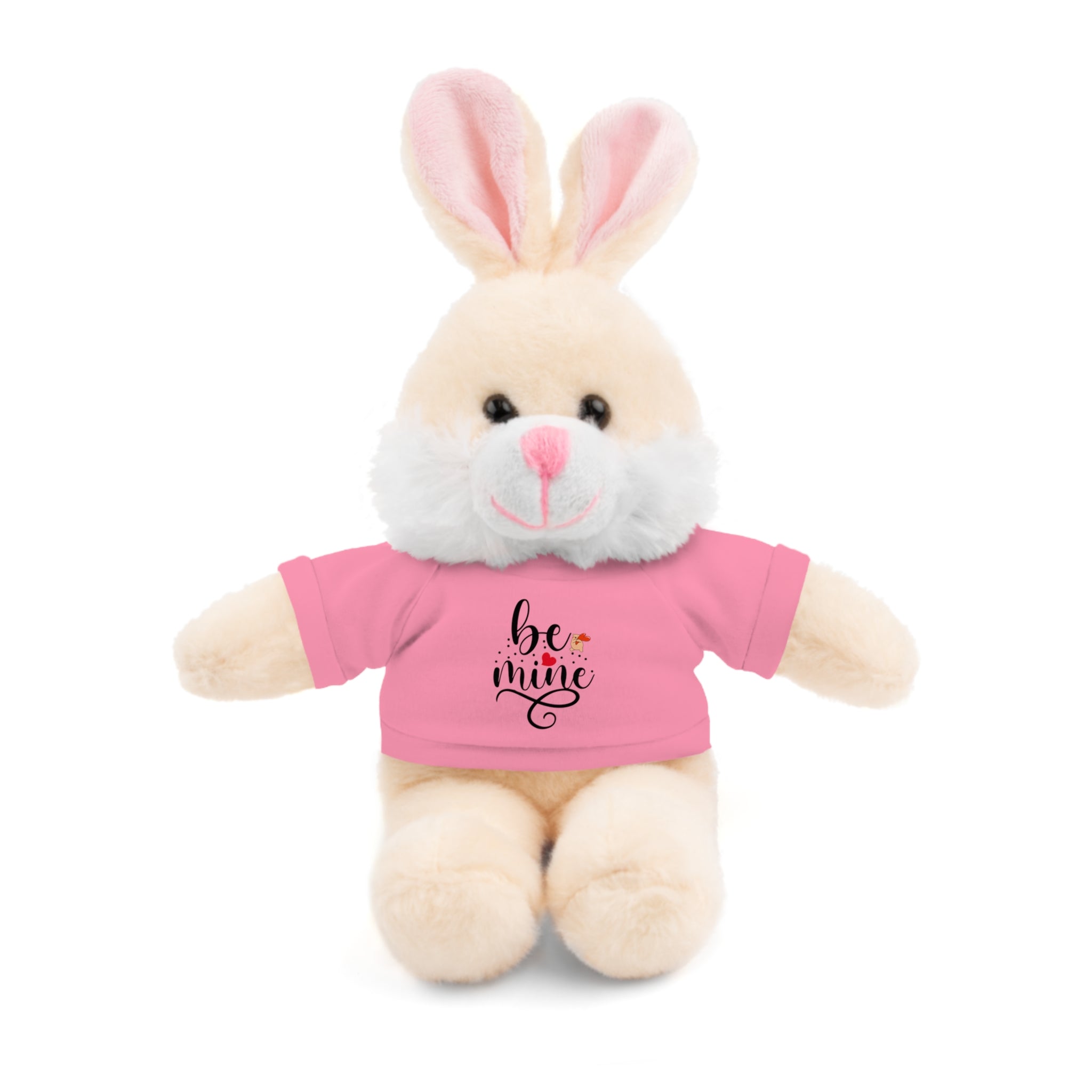 Lovely Panda Plushy, Be Mine, Stuffed Animals Shirt Printed, Suitable for Soft Valentine's Day Gift for Her, Him
