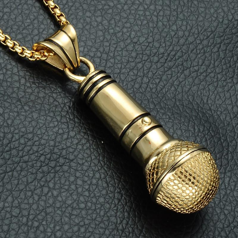 SING YOUR INNER TRUTHS BIG MIC NECKLACE