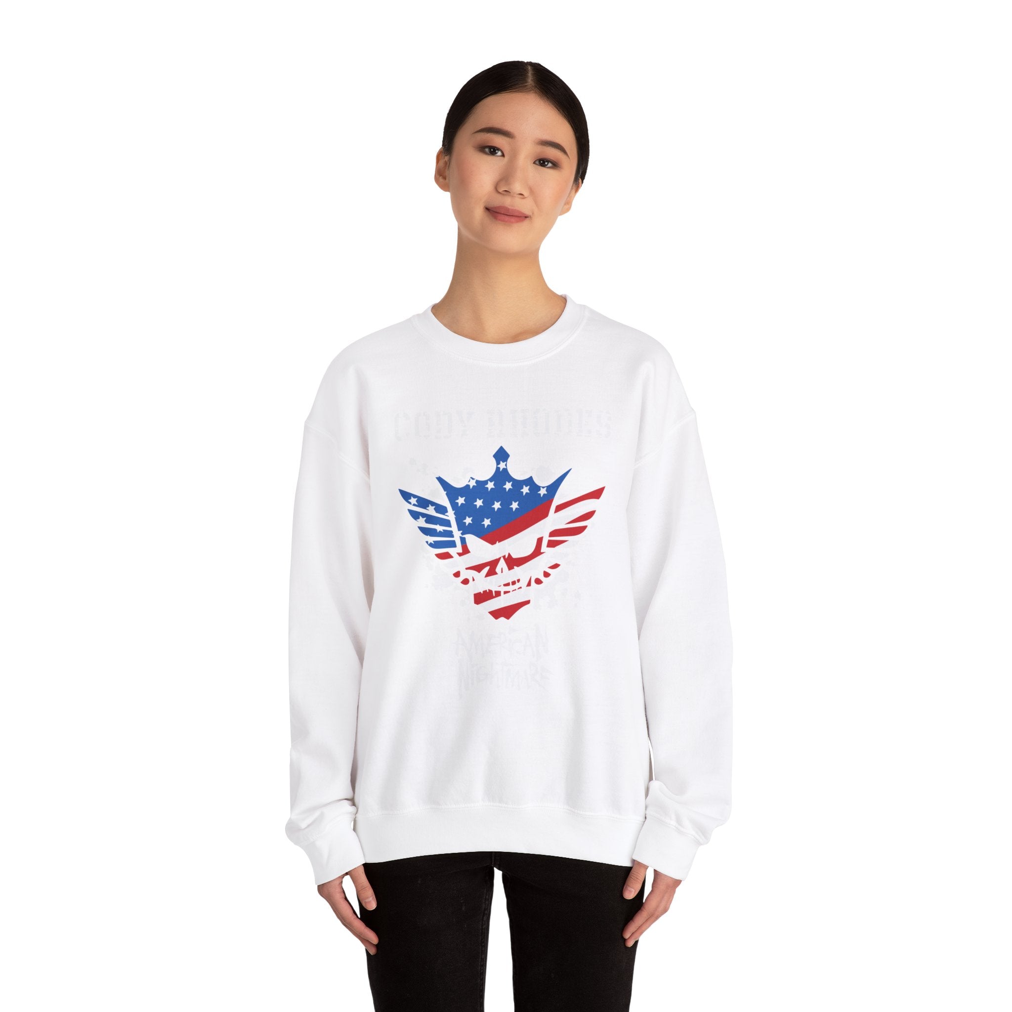 Cody Rhodes American Nightmare, Wrestling Fan Unisex Sweatshirt - Gift for Him or Her, Casual Outwear, Graphic Design, Heavy Blend Sweatshirt
