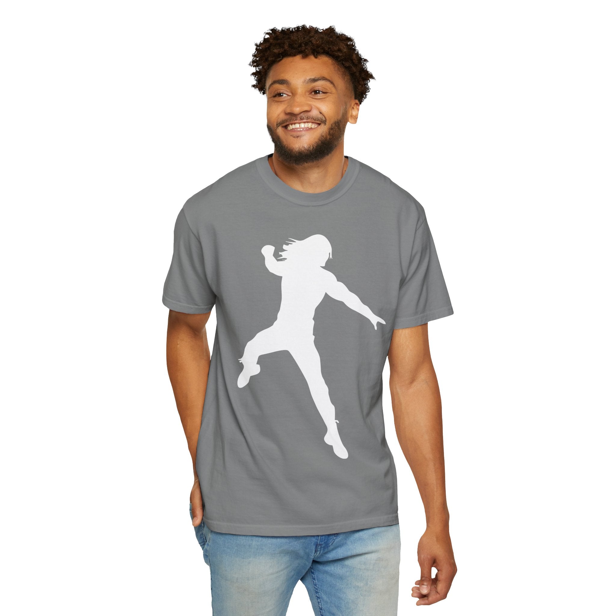 Jump Roman Reigns White Fan Shirt, Sports Fan T-shirt, Unisex Shirt, Gift for Her-Him, Casual Outwear Shirt, Graphic Shirt