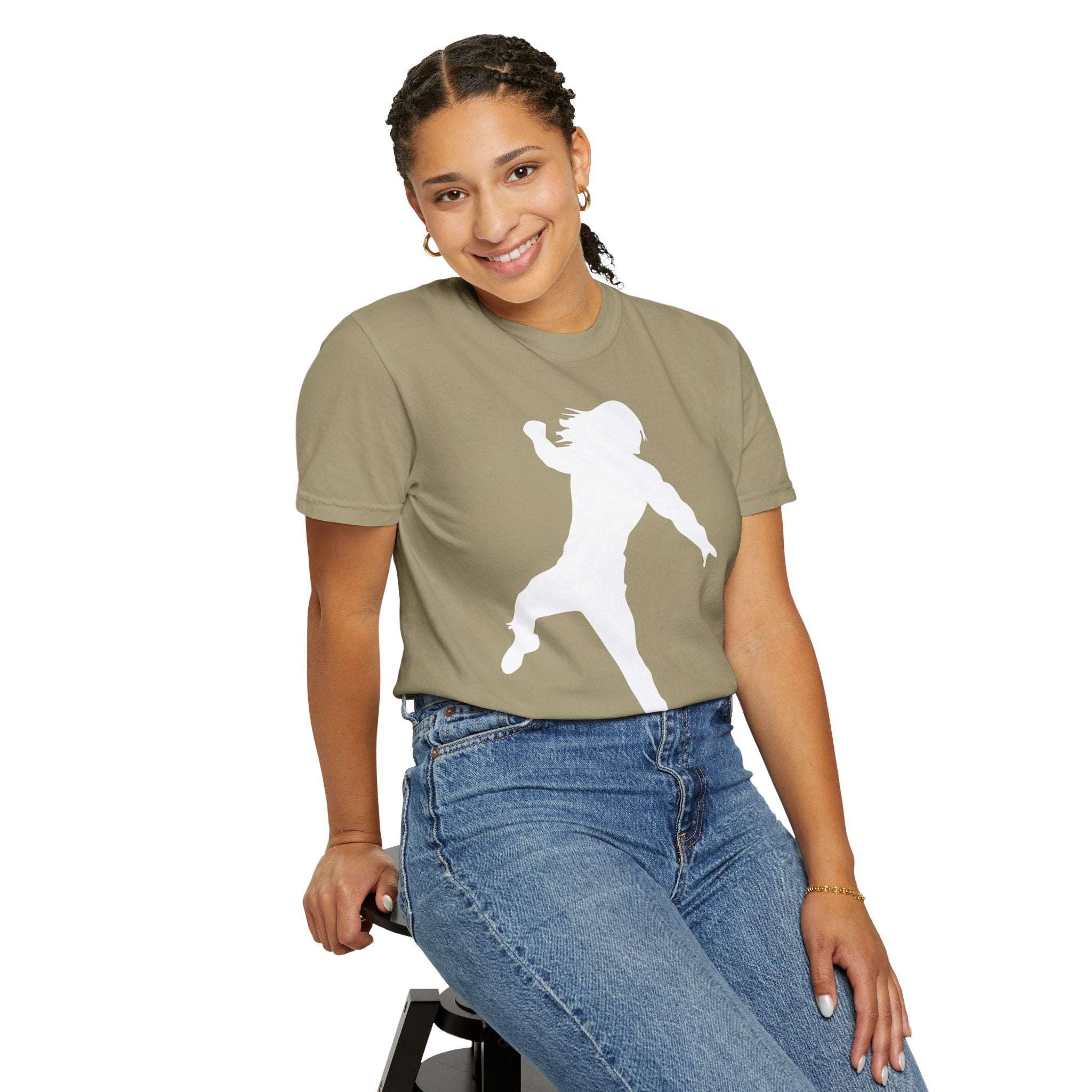 Jump Roman Reigns White Fan Shirt, Sports Fan T-shirt, Unisex Shirt, Gift for Her-Him, Casual Outwear Shirt, Graphic Shirt