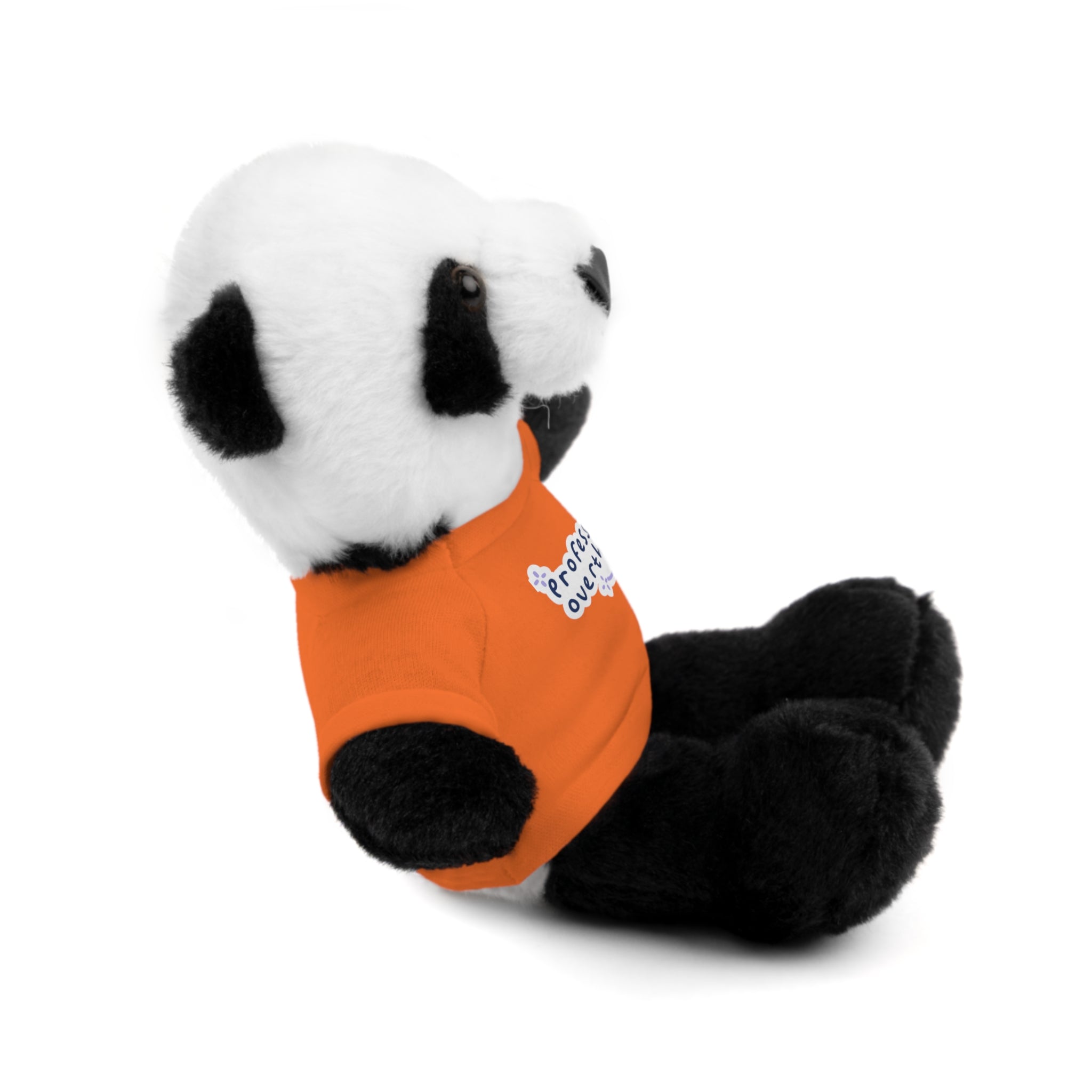 Bunny Plushy, Funny Professional Overthinker, Stuffed Animals Shirt Printed, Suitable for Soft Valentine's Day Gift