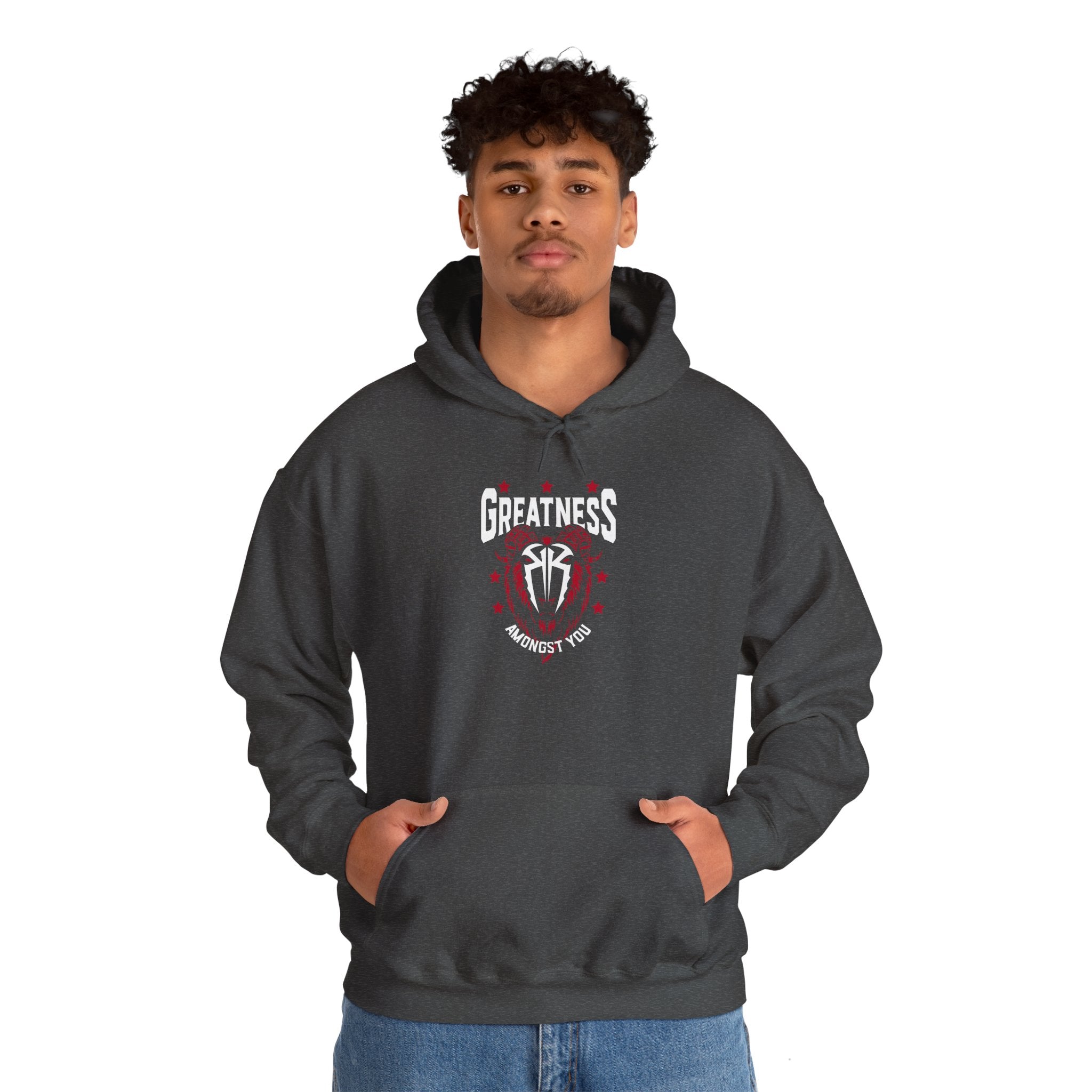 Greatness Amongst You, Royal Reigns Hoodies, Pro Wrestling Apparel, Heavy Blend Hoodie, Sports Fan Gift, Graphic Pullover