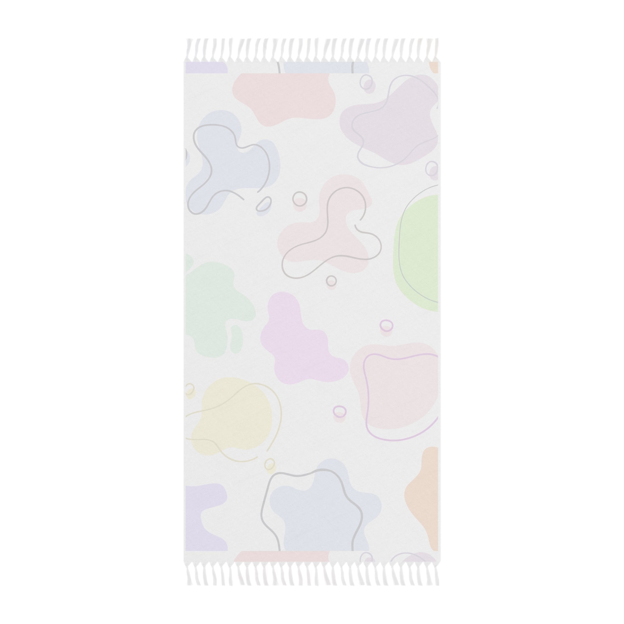 Pastel Soft Blab Boho Beach Cloth, Stylish Gift for Her, Trendy Sarong, Summer Wrap, Beach Cover-Up, Bohemian Scarf