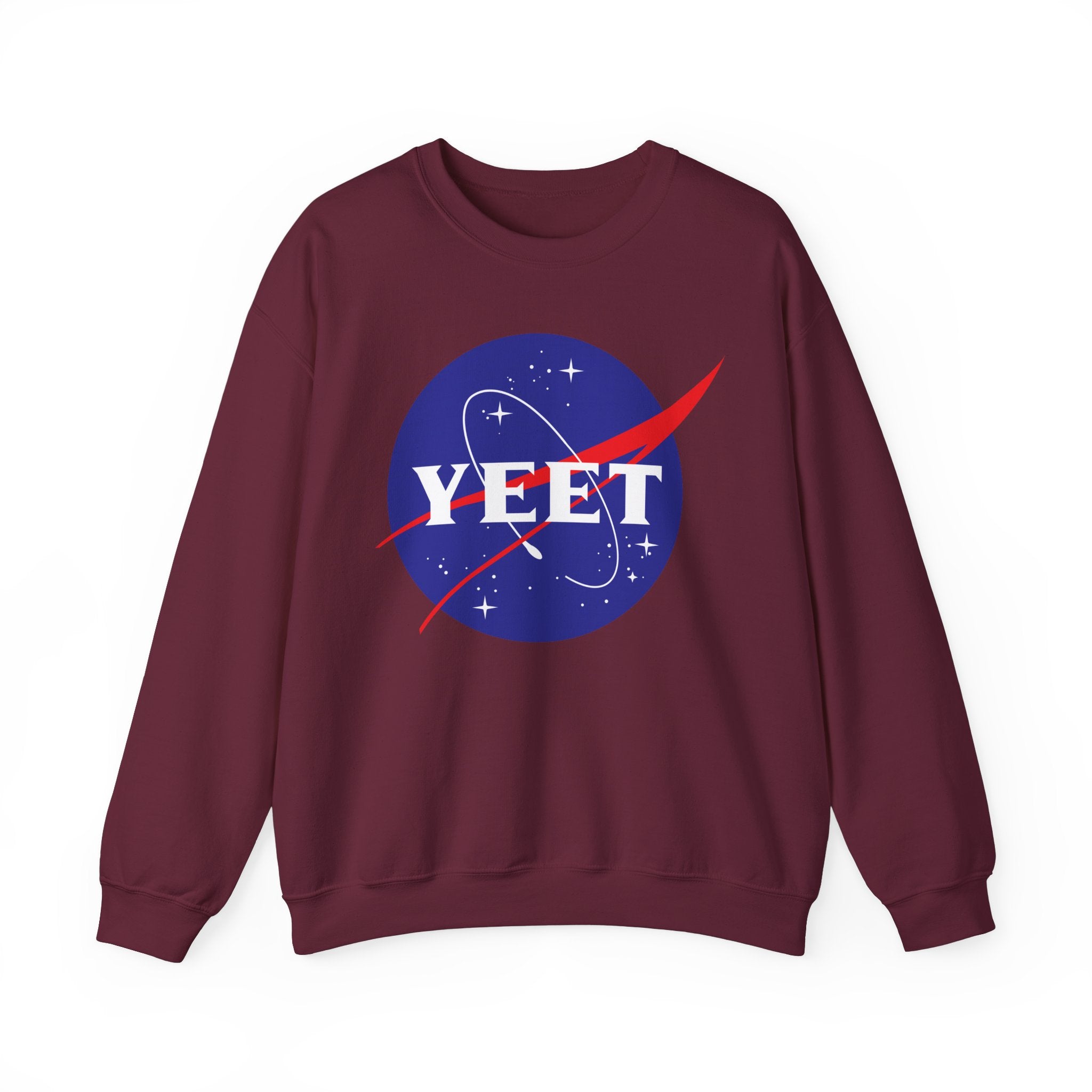 Yeet Nasa Sweatshirt Design, Sports Sweatshirt, Wrestling Fan Unisex Sweatshirt - Gift for Him or Her, Casual Outwear, Heavy Blend Crewneck Sweatshirt