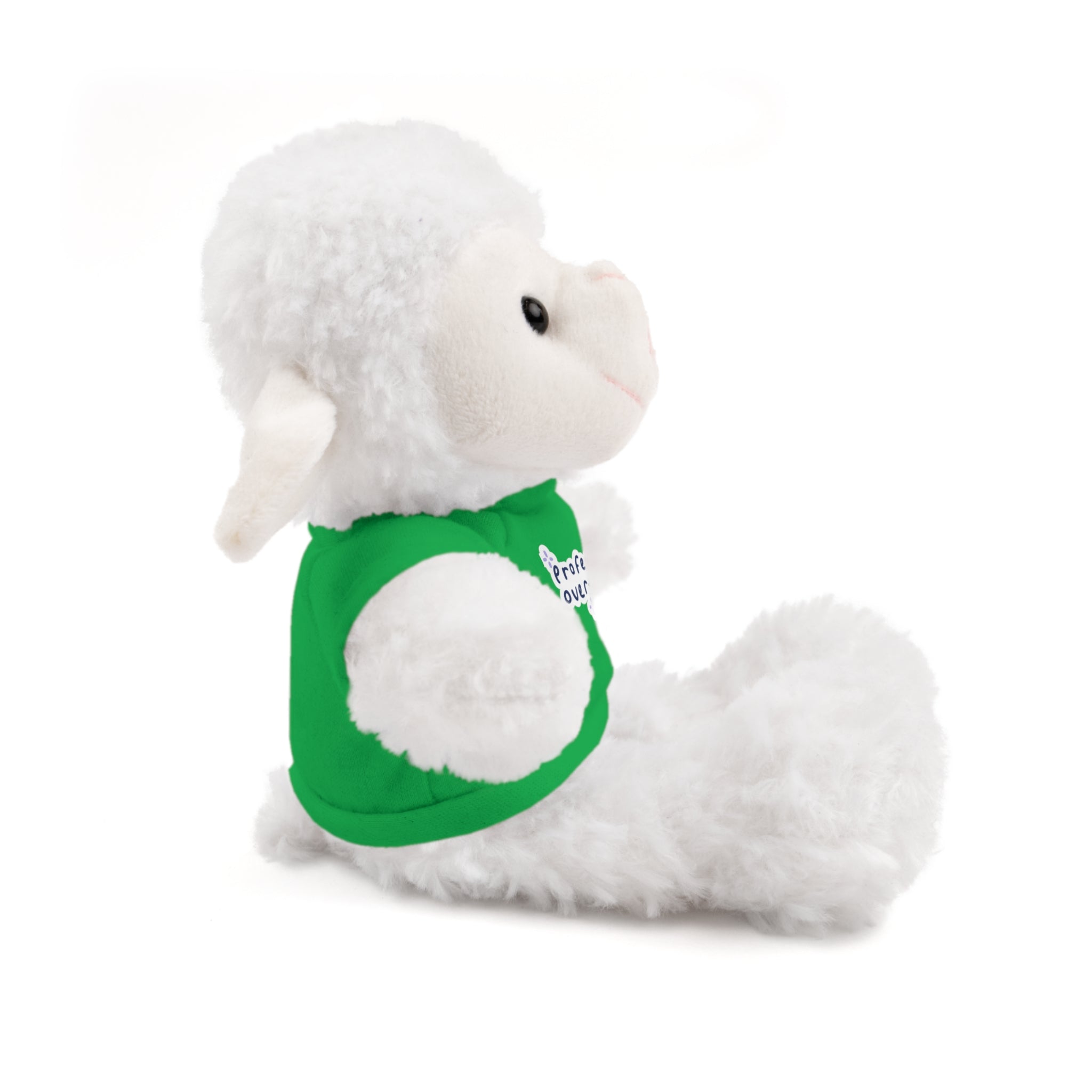 Bunny Plushy, Funny Professional Overthinker, Stuffed Animals Shirt Printed, Suitable for Soft Valentine's Day Gift