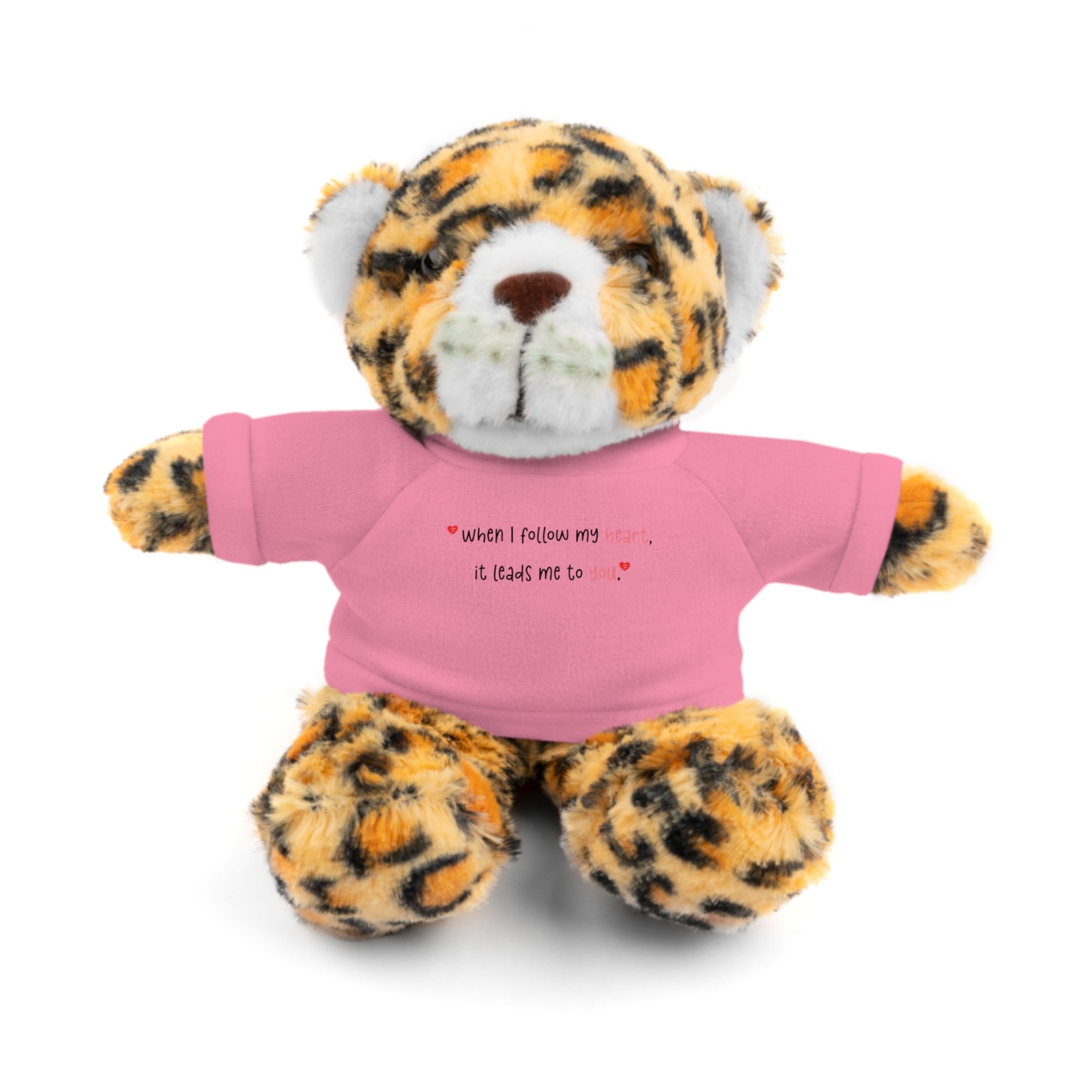 Panda Plushies, I Love You, Stuffed Animals Shirt Printed, Suitable for Soft Valentine's Day Gift Plush Bear Toy