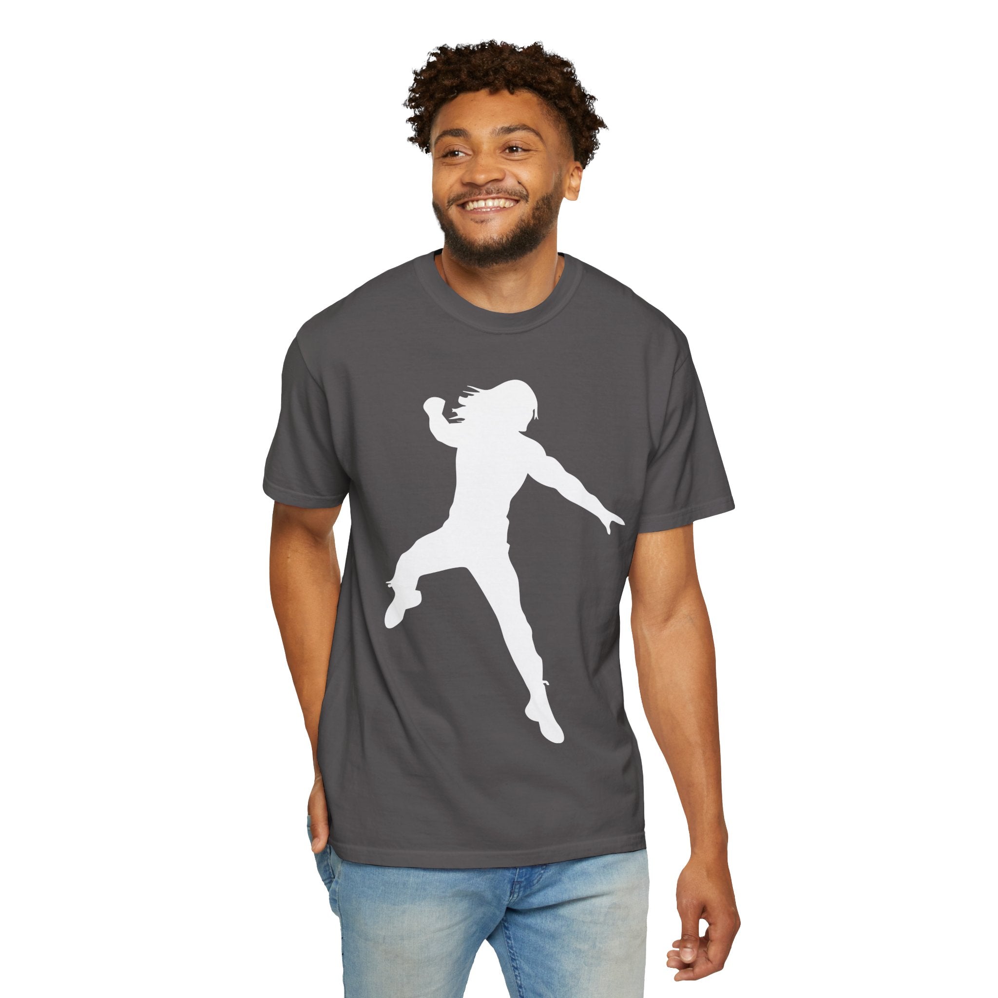 Jump Roman Reigns White Fan Shirt, Sports Fan T-shirt, Unisex Shirt, Gift for Her-Him, Casual Outwear Shirt, Graphic Shirt