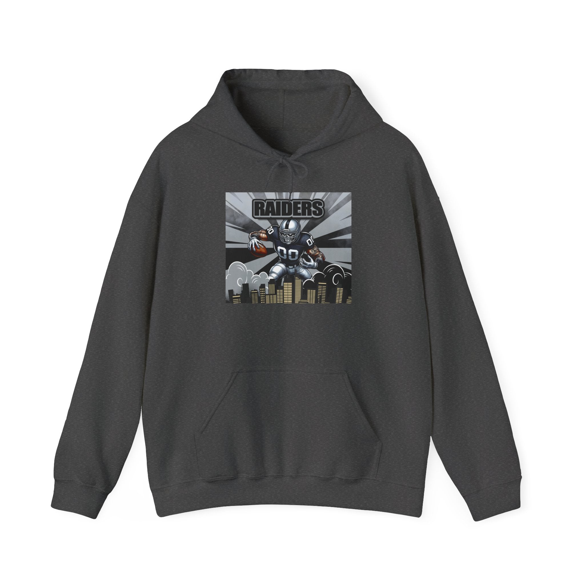 City Warrior Raiders Hoodie, Skyline Power Edition, Touchdown Raiders Hoodie, Unisex Hoodies, Raiders Football Fan Hoodie