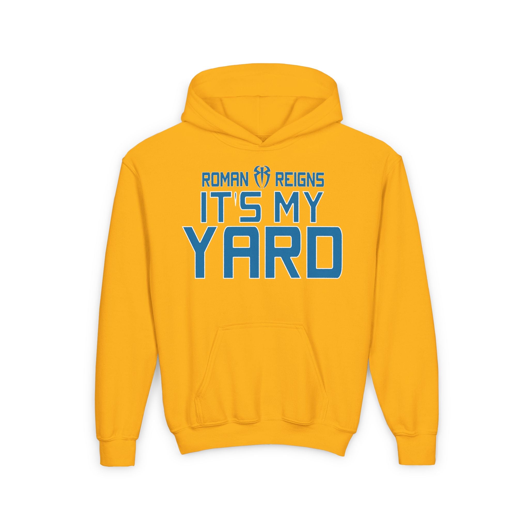 Roman Reigns "It's My Yard" Shirt Design, Sports Fan Kids Hoodies - Youth Heavy Blend Hooded Sweatshirt, Unisex, Gift for Her-Him, Casual Outwear