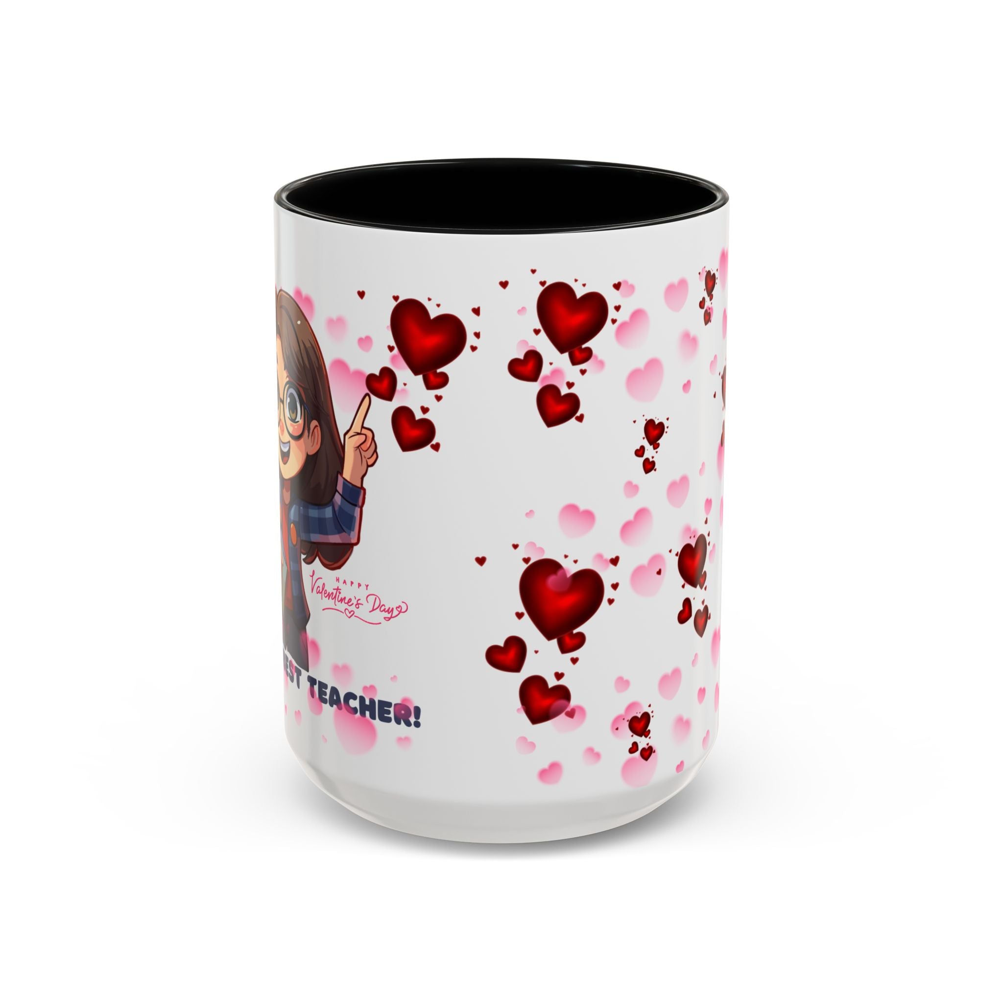 Teachers Gift Valentine's Design, Holiday Drinkware, Valentines, Christmas Birthday Gifts for Teachers, Coffee Mug for Teacher Valentines Day,