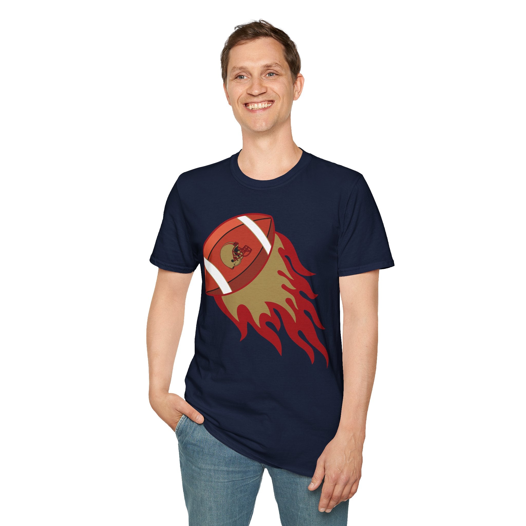 SF Football on Flare , San Francisco Shirt, Unique Fan Apparel, Football Team Game Day Shirt, Sporty Men's Women's Clothing