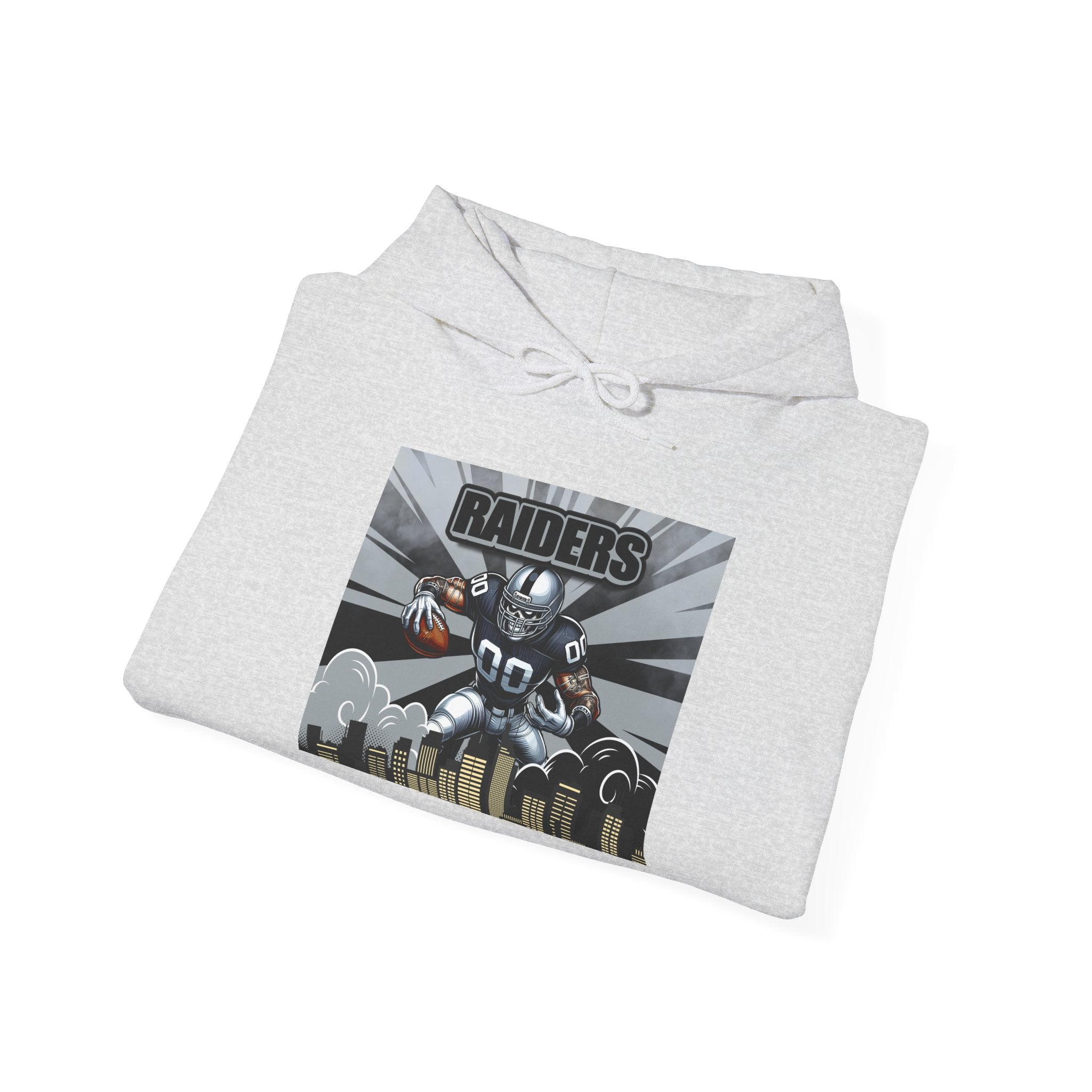 City Warrior Raiders Hoodie, Skyline Power Edition, Touchdown Raiders Hoodie, Unisex Hoodies, Raiders Football Fan Hoodie