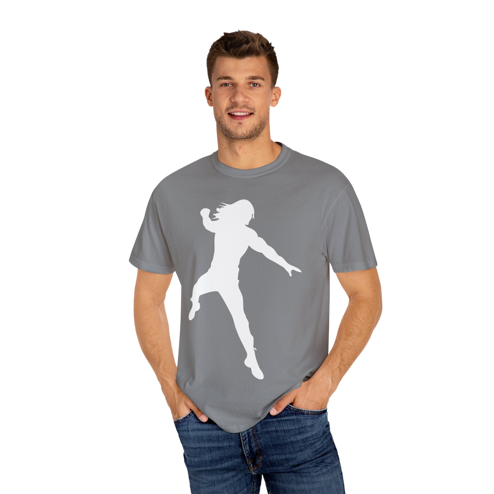Jump Roman Reigns White Fan Shirt, Sports Fan T-shirt, Unisex Shirt, Gift for Her-Him, Casual Outwear Shirt, Graphic Shirt