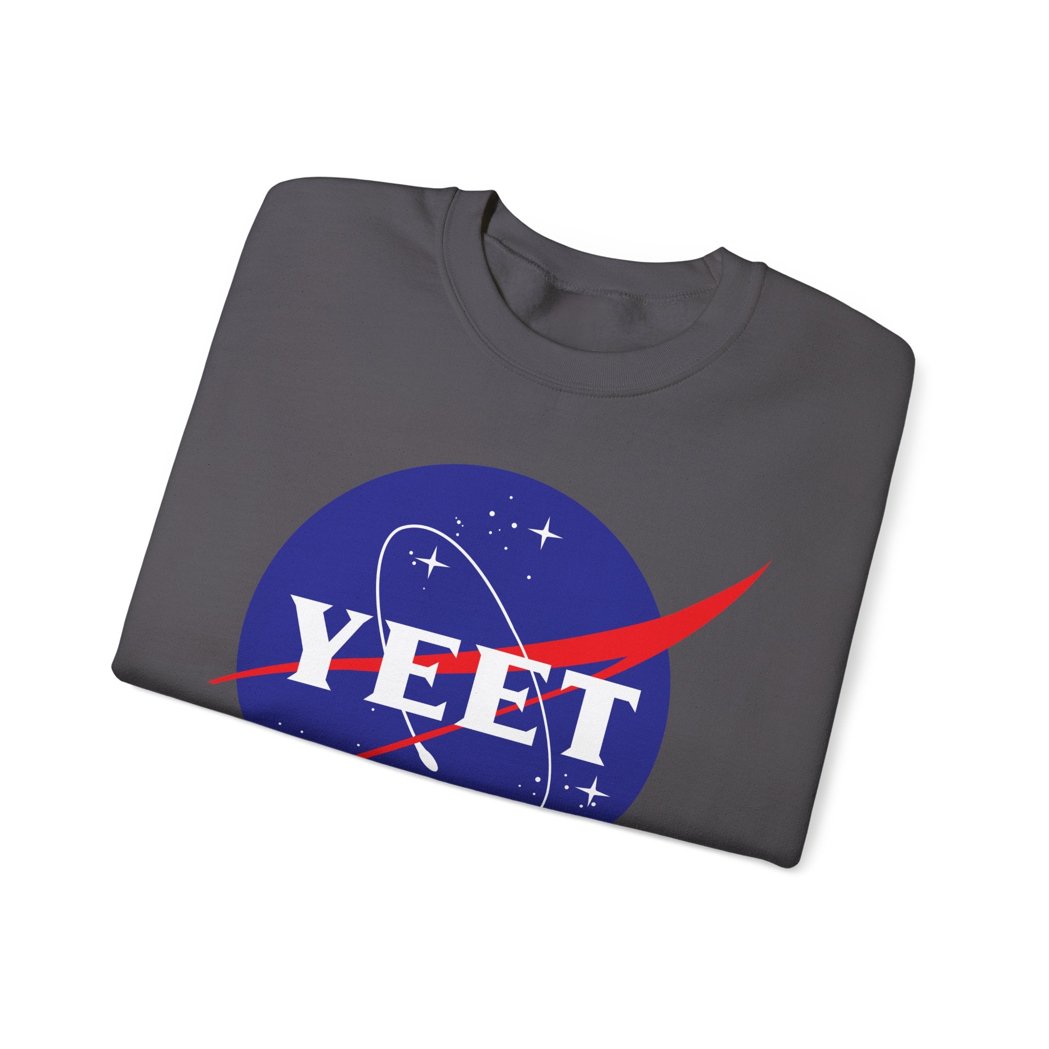 Yeet Nasa Sweatshirt Design, Sports Sweatshirt, Wrestling Fan Unisex Sweatshirt - Gift for Him or Her, Casual Outwear, Heavy Blend Crewneck Sweatshirt