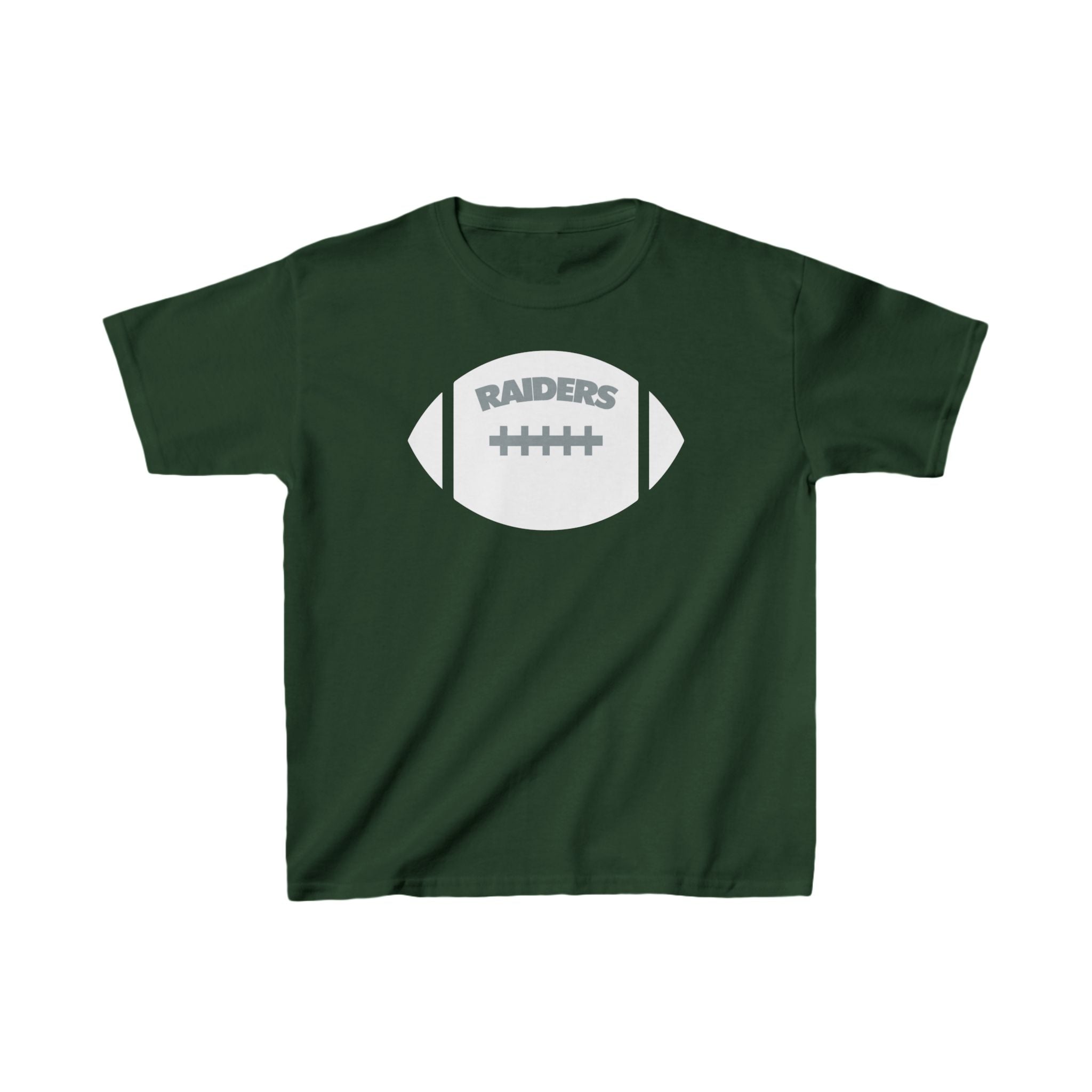Football Raiders Icon Shirt for Kids, Gift Fan Sports Shirt, Boys Girls Children Shirt Clothing, Youth Team Game Day Shirt