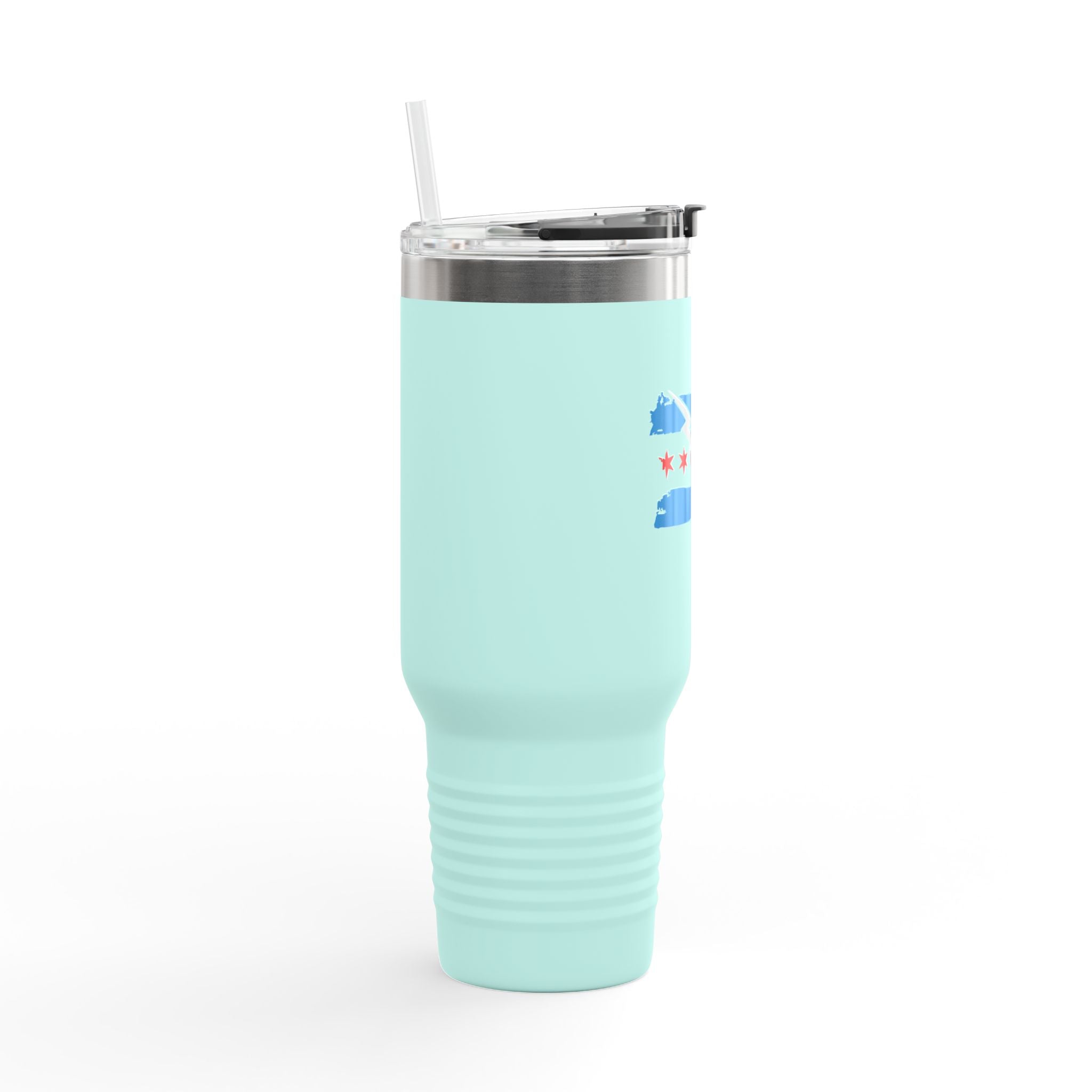 CM Punk Fag Blue-Red-White Graphic Design, Insulated Travel Mug, Gift for Her Gift for Him - 40oz, Gift for Her, Gift for Him