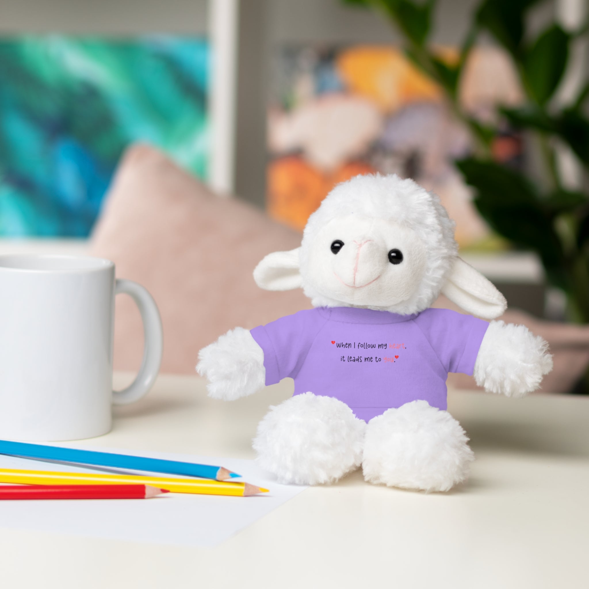 Panda Plushies, I Love You, Stuffed Animals Shirt Printed, Suitable for Soft Valentine's Day Gift Plush Bear Toy