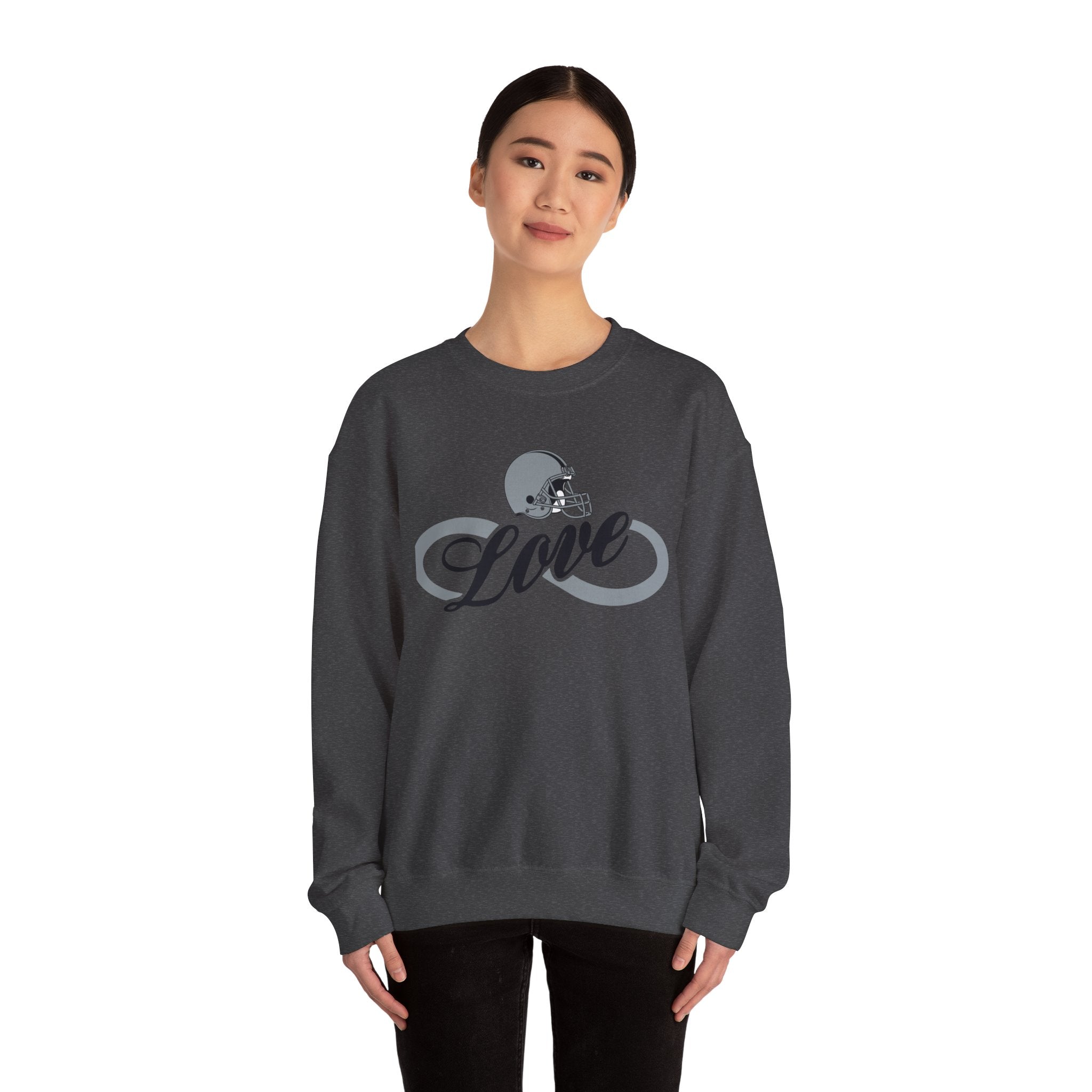 Love for Raiders Football Fan Sweatshirt, Unisex Sweatshirt, Football Fan Sweatshirt, Casual Sweatshirt, Summer Fit Sweatshirt