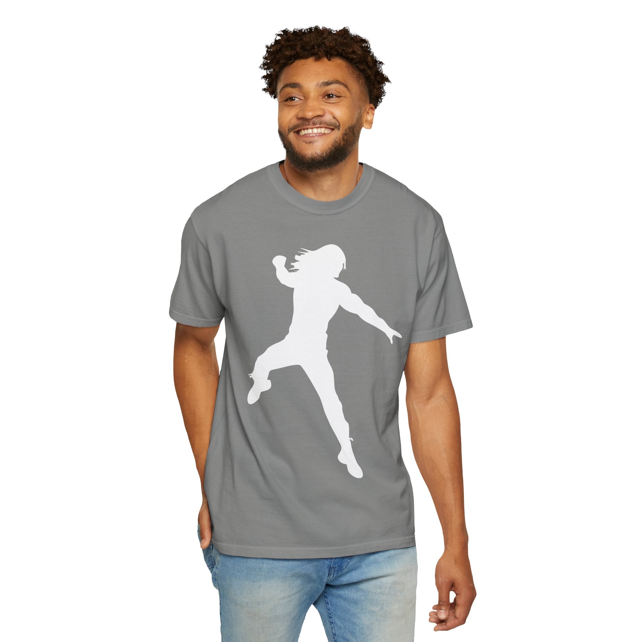 Jump Roman Reigns White Fan Shirt, Sports Fan T-shirt, Unisex Shirt, Gift for Her-Him, Casual Outwear Shirt, Graphic Shirt