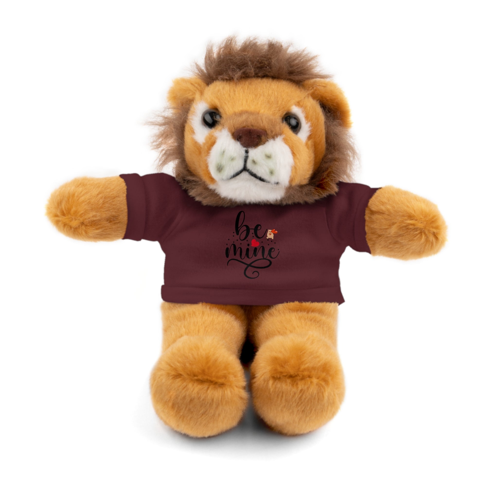 Lovely Panda Plushy, Be Mine, Stuffed Animals Shirt Printed, Suitable for Soft Valentine's Day Gift for Her, Him