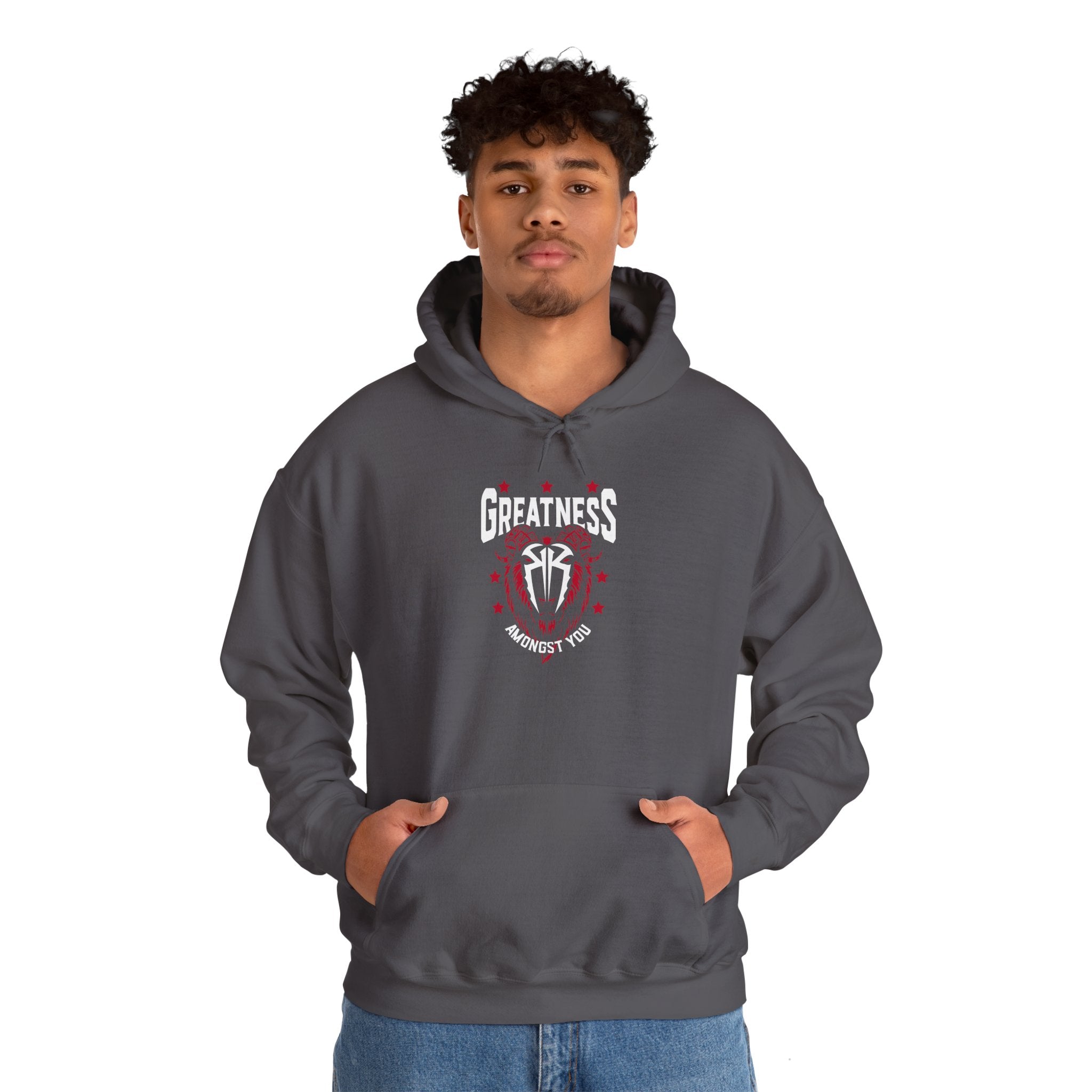 Greatness Amongst You, Royal Reigns Hoodies, Pro Wrestling Apparel, Heavy Blend Hoodie, Sports Fan Gift, Graphic Pullover