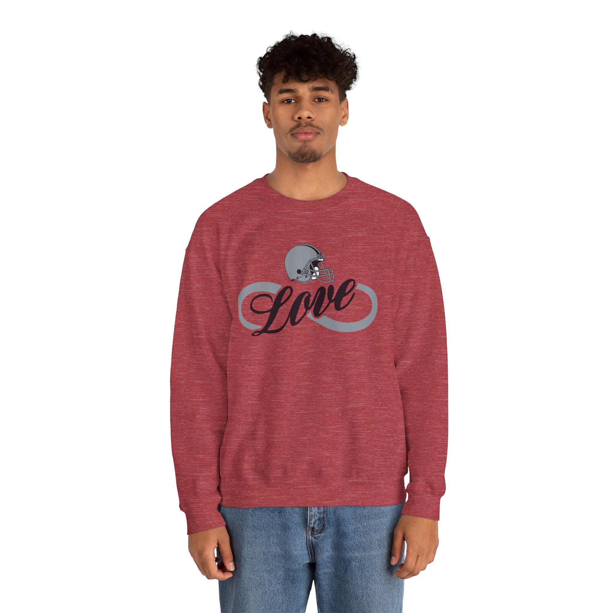 Love for Raiders Football Fan Sweatshirt, Unisex Sweatshirt, Football Fan Sweatshirt, Casual Sweatshirt, Summer Fit Sweatshirt