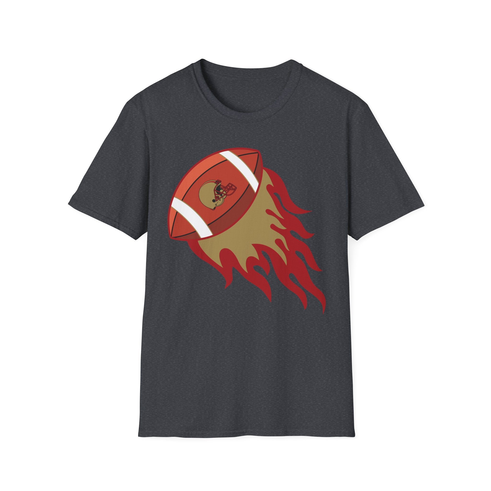 SF Football on Flare , San Francisco Shirt, Unique Fan Apparel, Football Team Game Day Shirt, Sporty Men's Women's Clothing