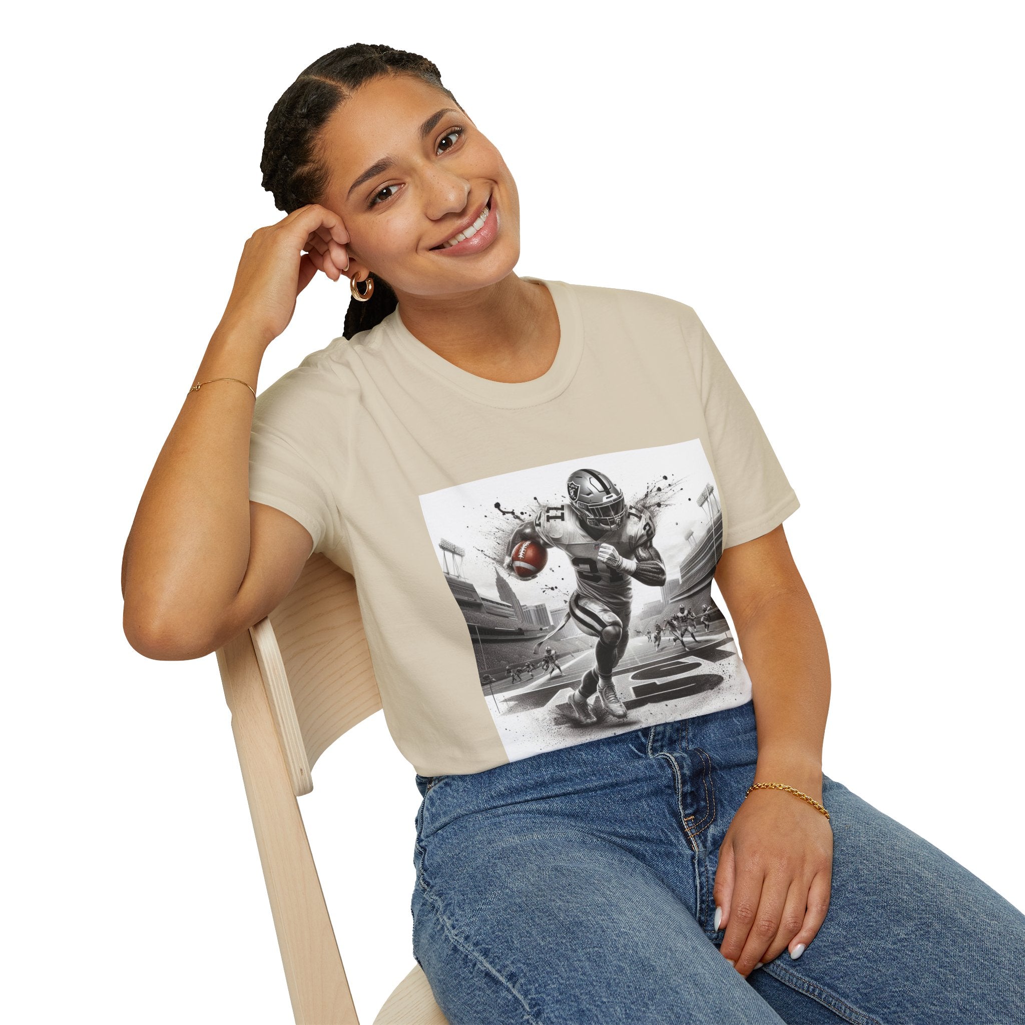 Silver Storm Raiders Shirt , Raiders Fan Football Shirt, Unisex Shirt, Football Fan Tee, Trendy Shirt, Casual Summer Shirt