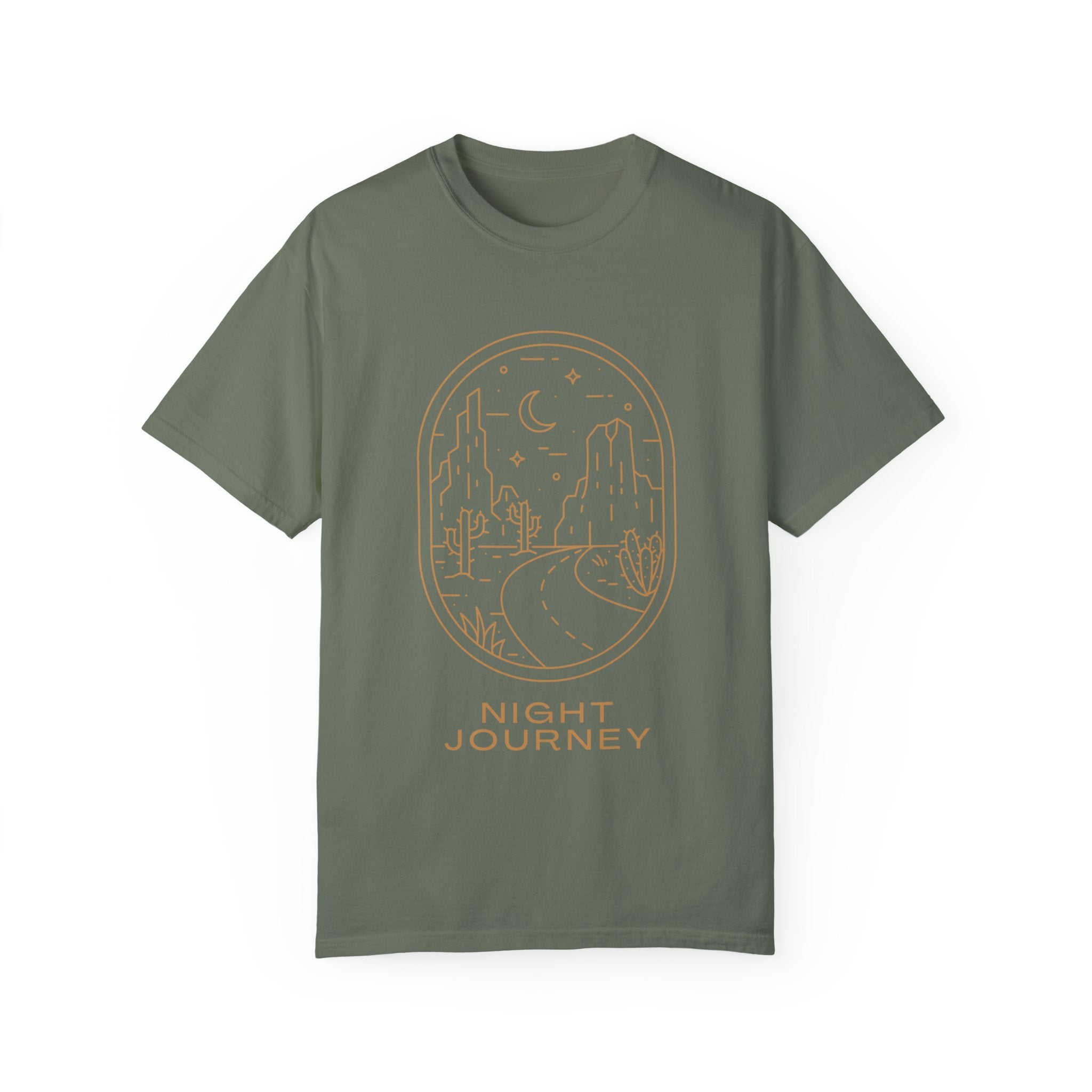 Night Journey, Graphic Design Unisex T-shirt, Casual Cotton Outwear, Gift for Him- Gift for Her, Stylish Tee, Cool Shirt, Trendy Apparel, Comfortable Top,